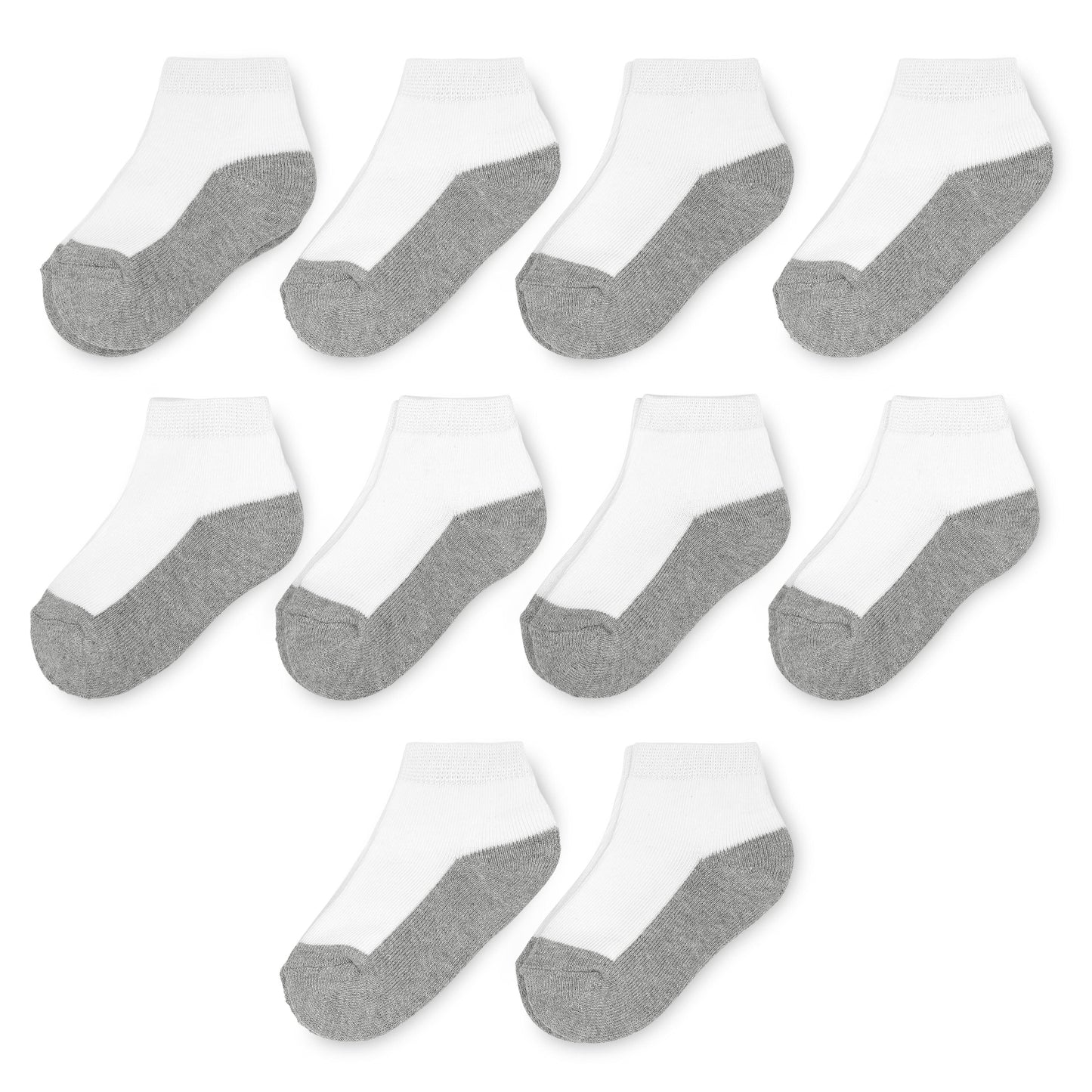 Wonder Nation Boys Ankle Socks, 10 Pack, 18M- 36M