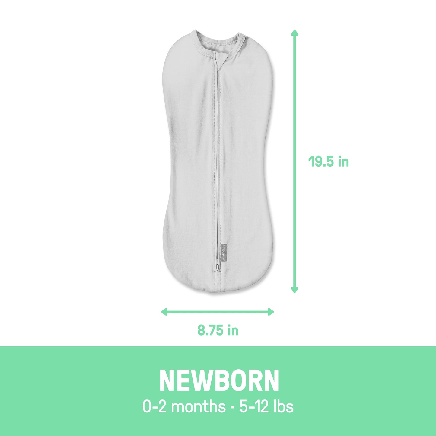 SwaddleMe by Ingenuity Velboa Pod - Newborn, 0-2 Months, Clouds & Stars, 2-Pack