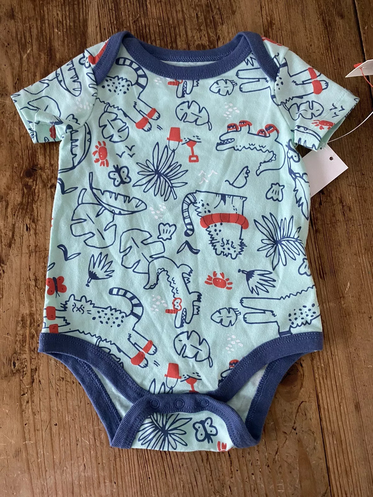 Baby Boys' Shorts Overall Top & Bottom Set - Cat & Jack (6/9M)