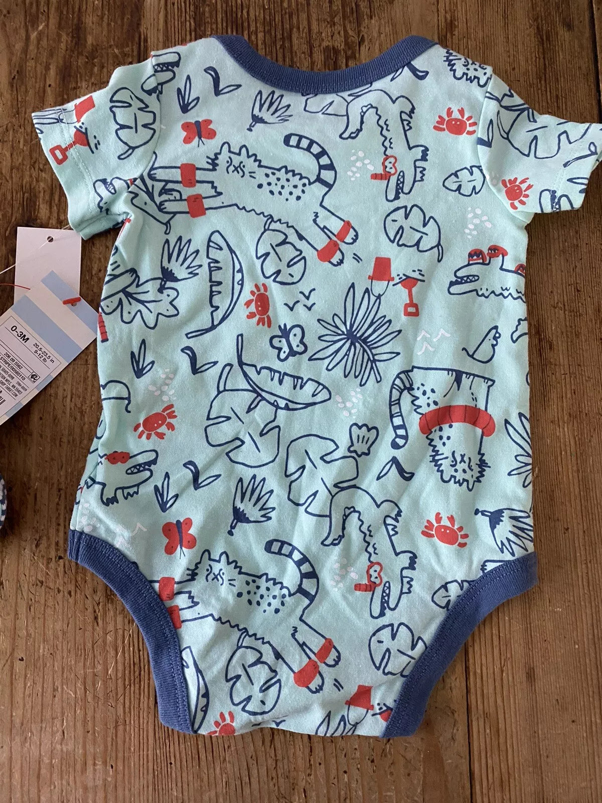 Baby Boys' Shorts Overall Top & Bottom Set - Cat & Jack (6/9M)