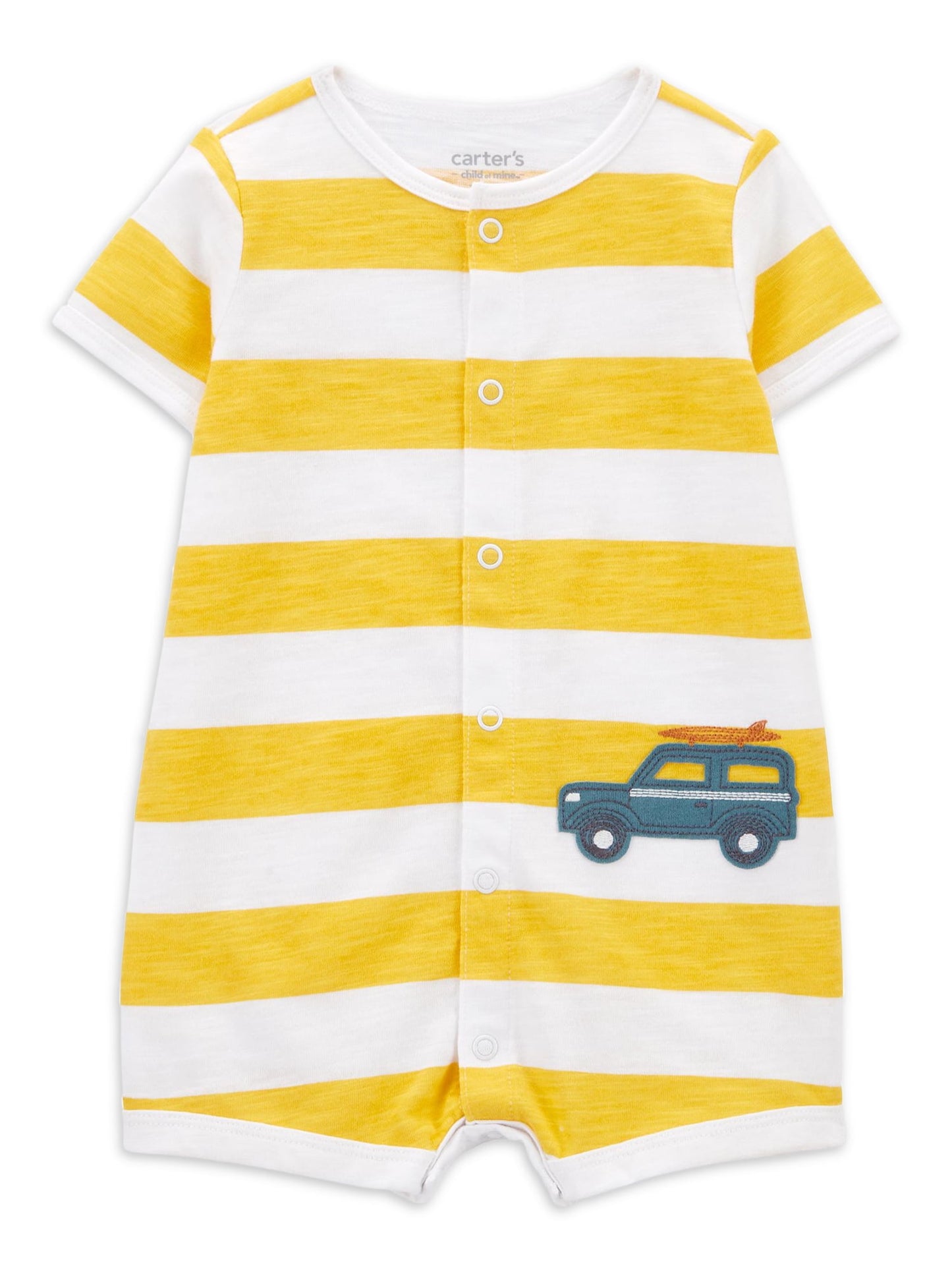 Carter's Child of Mine Baby Boy Romper, One-Piece, Sizes 0/3-24 Months