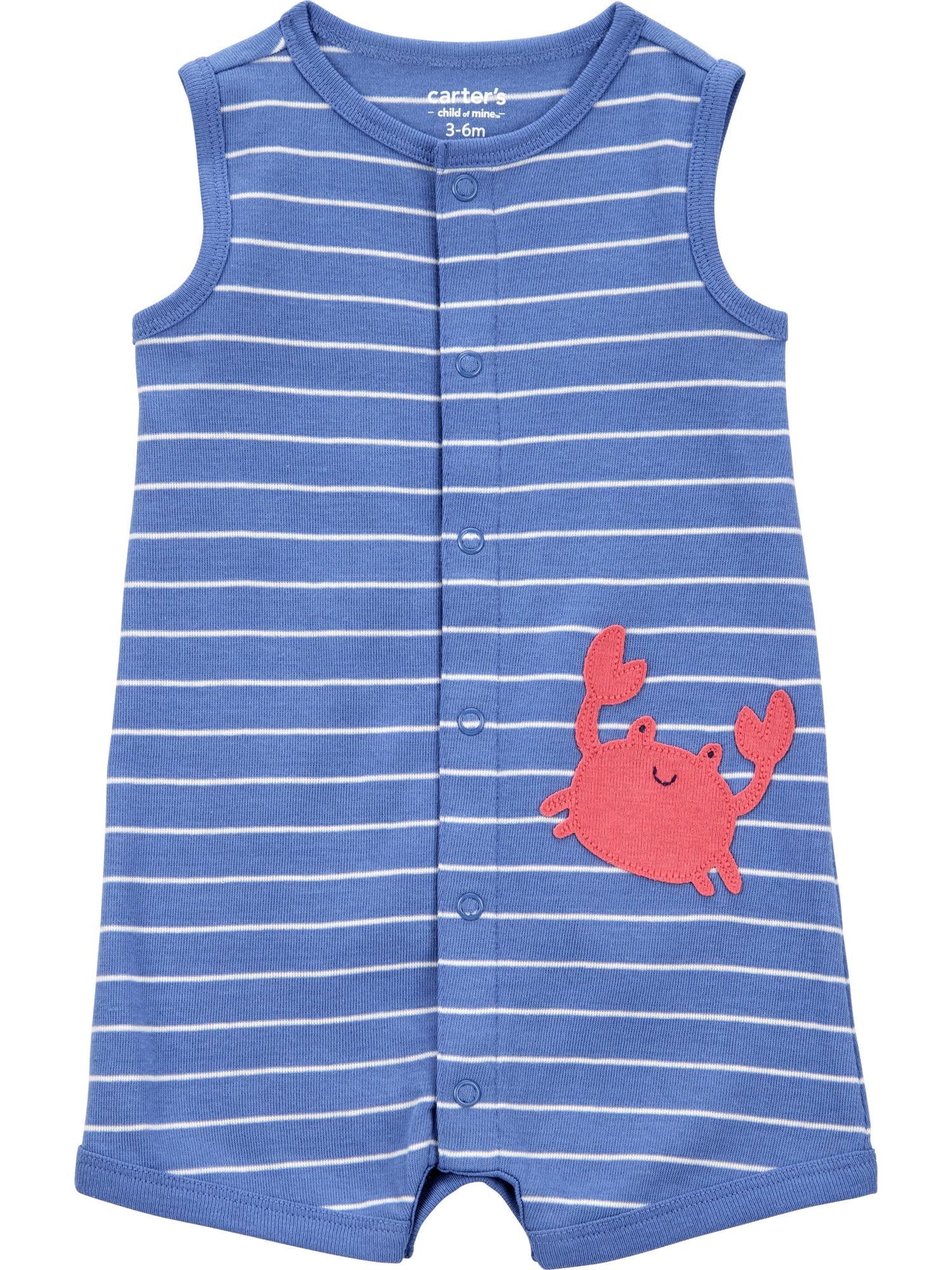 Carter's Child of Mine Baby Boy Romper, One-Piece, Sizes 0/3-24 Months