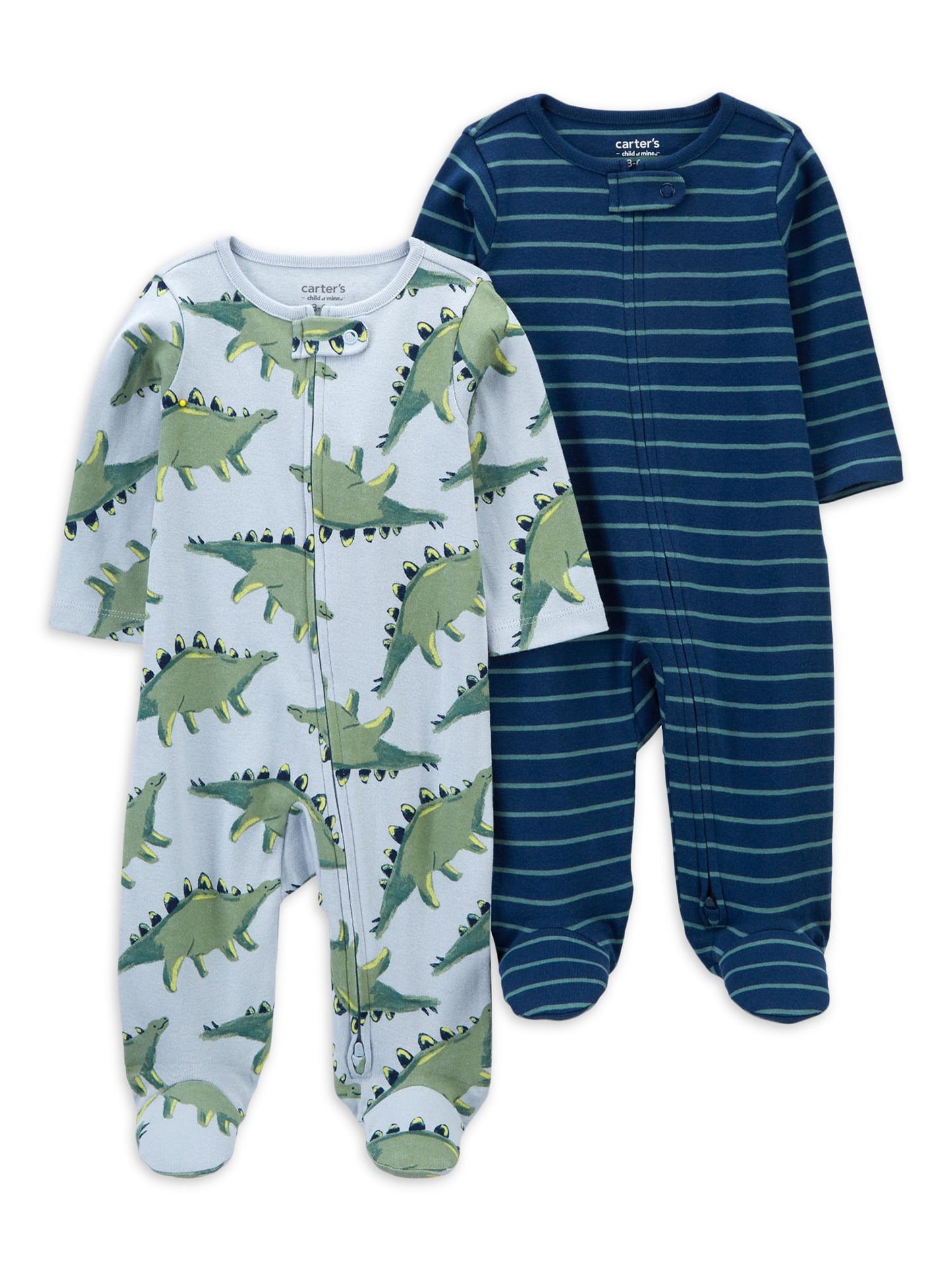 Carter's Child of Mine Baby Girl, Sleep 'n Play, 2-Pack, Sizes Preemie-6/9 months