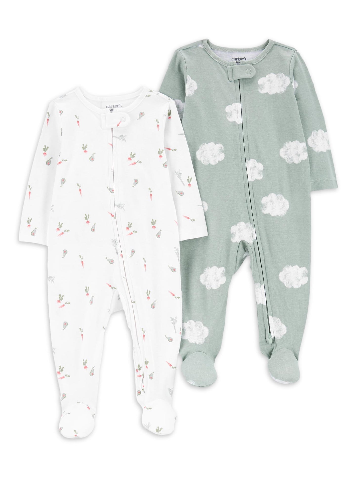 Carter's Child of Mine Baby Girl, Sleep 'n Play, 2-Pack, Sizes Preemie-6/9 months