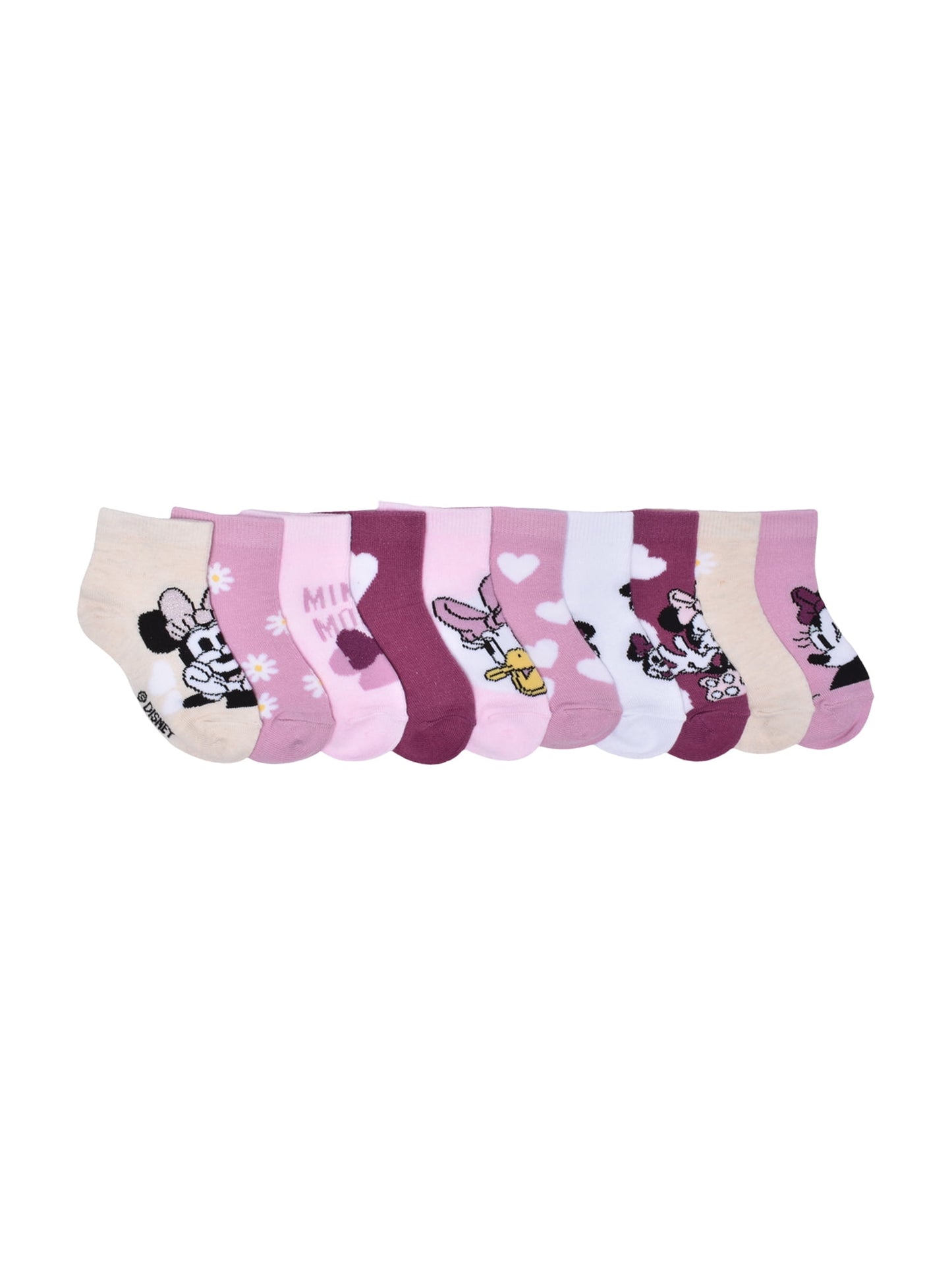 Character Toddler Ankle Socks, 10-Pack, Sizes 12M-5T