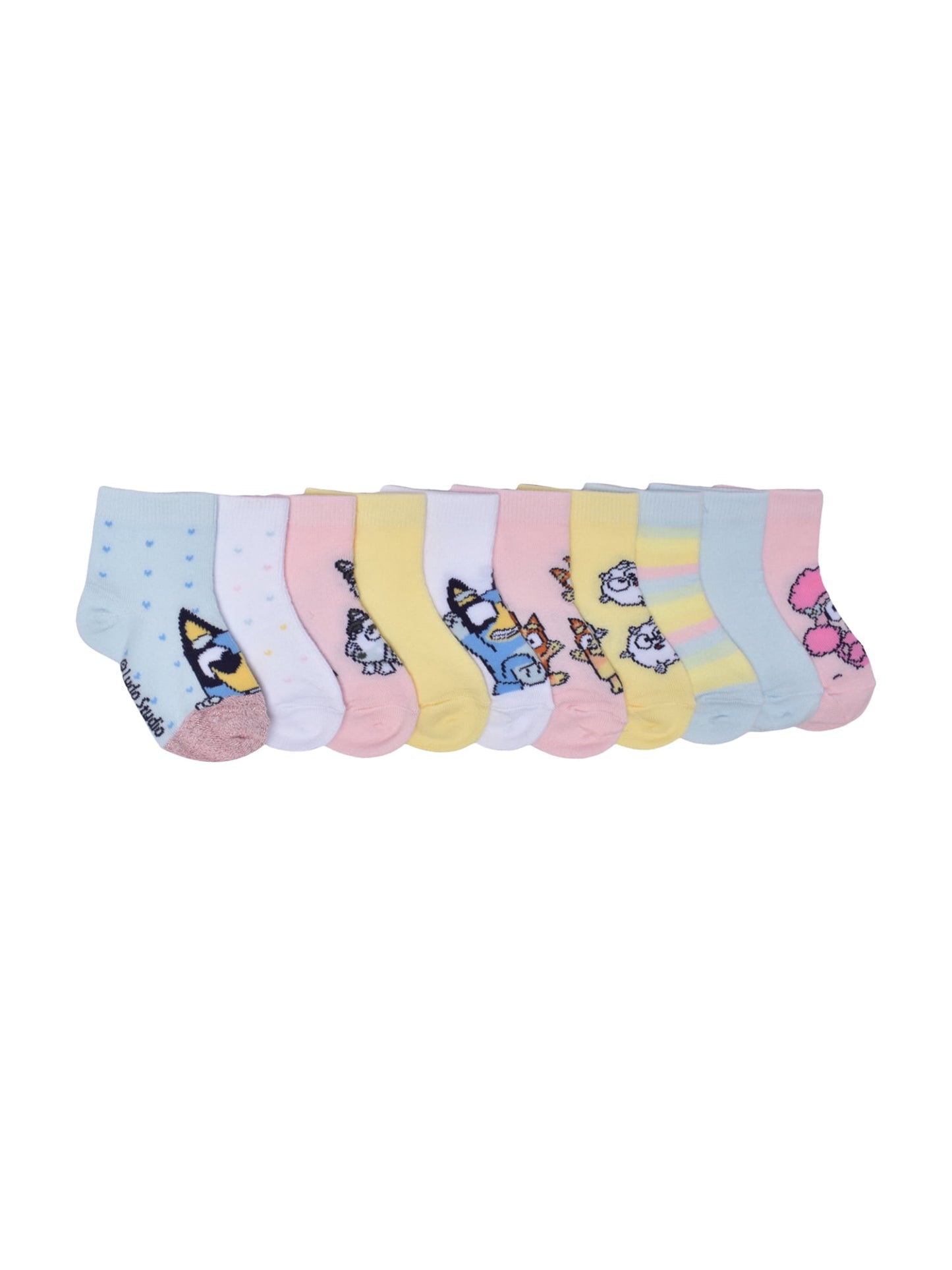 Character Toddler Ankle Socks, 10-Pack, Sizes 12M-5T