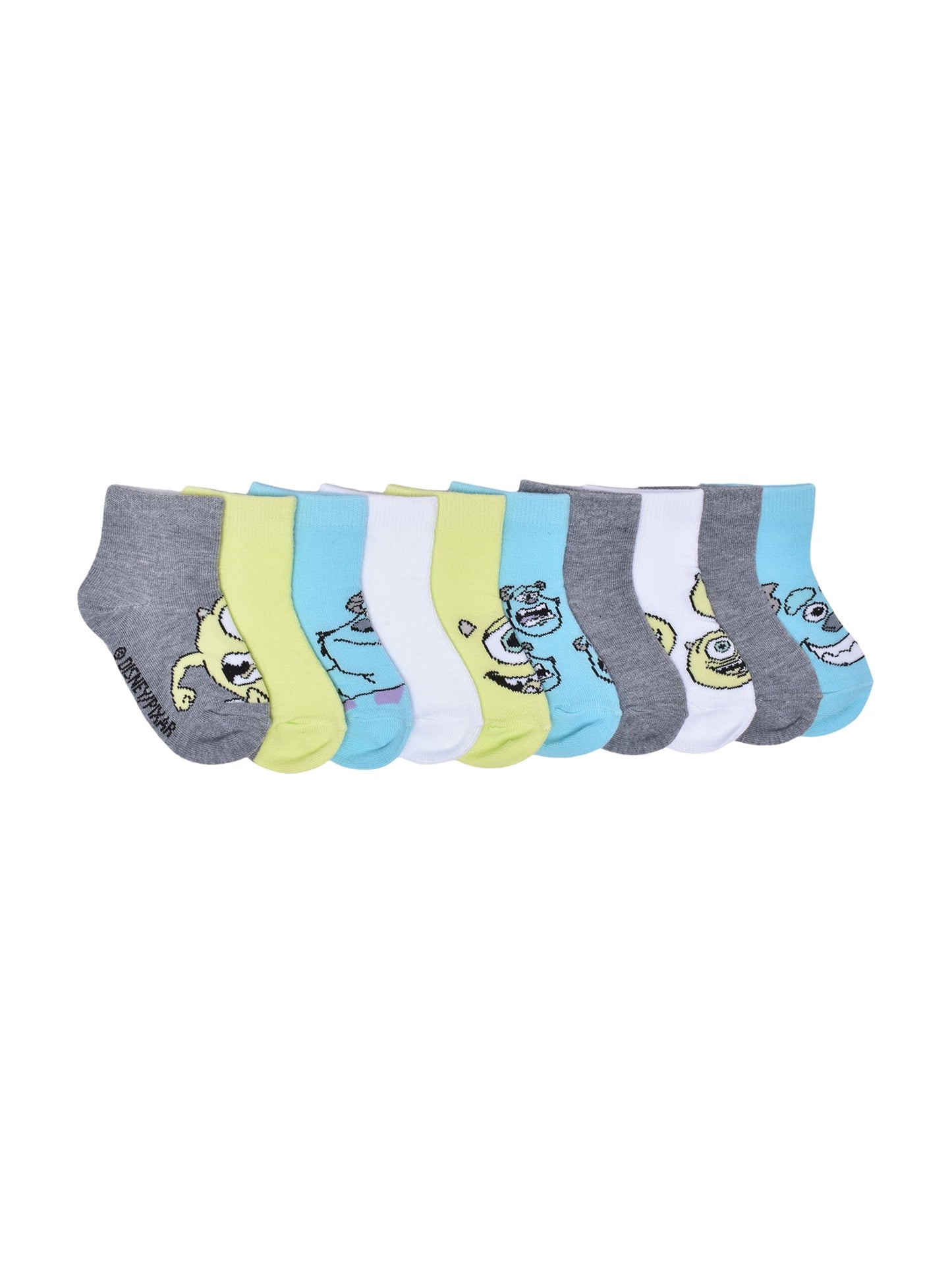 Character Toddler Ankle Socks, 10-Pack, Sizes 12M-5T