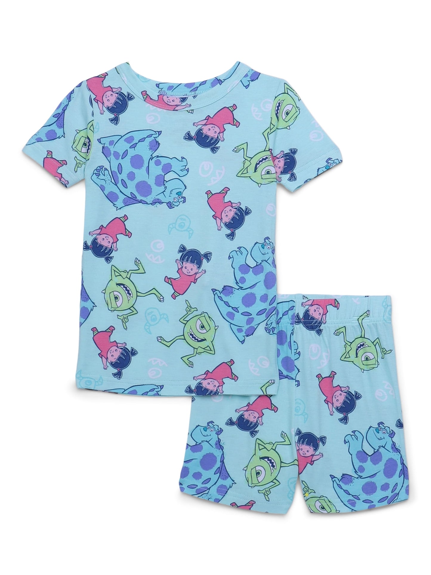 Character Toddler Tee and Shorts Viscose Pajama Set, 2-Piece, Sizes 12M-5T