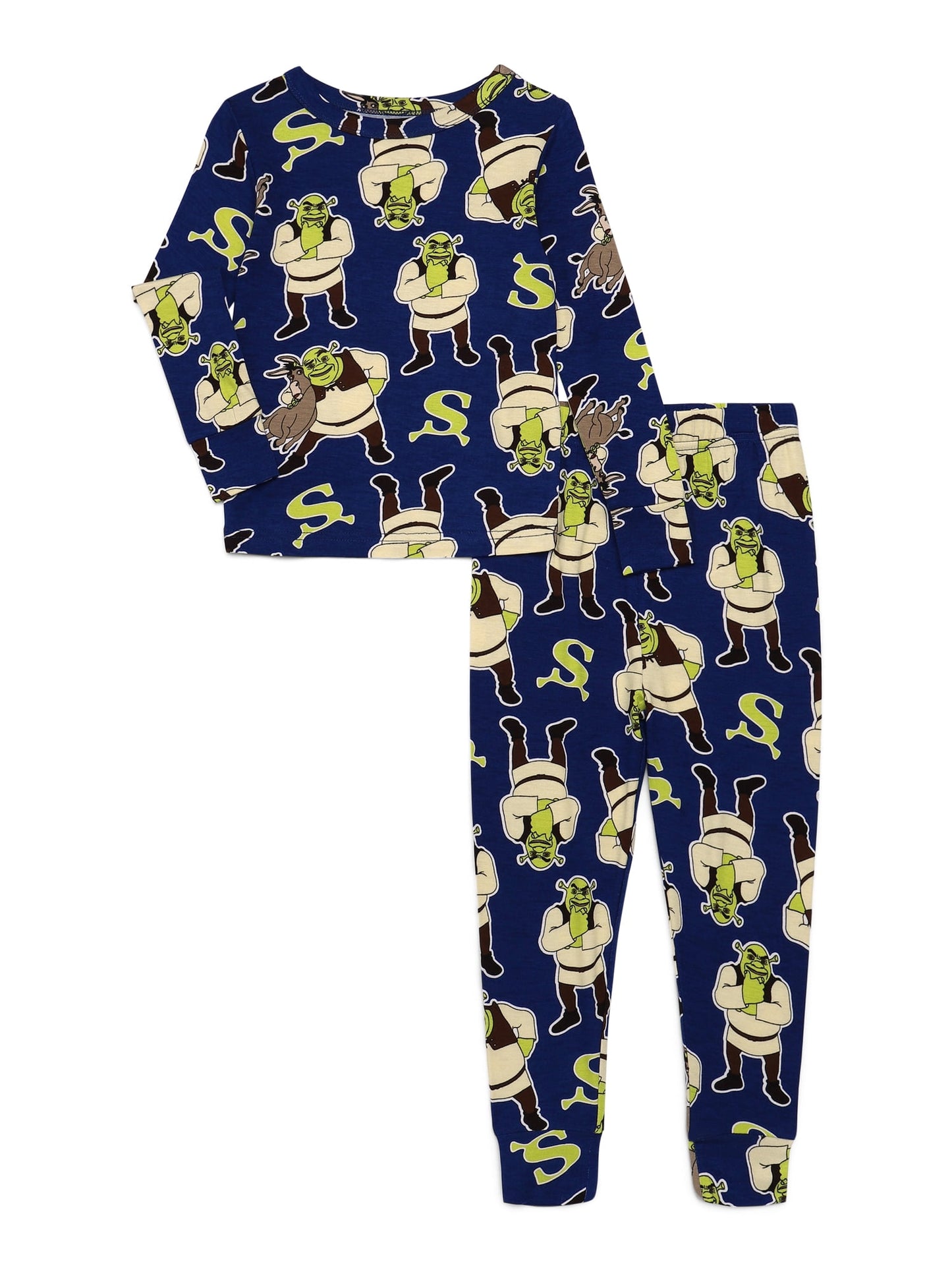 Character Toddler Viscose Unisex 2-Piece Pajama Set, Sizes 12M-5T