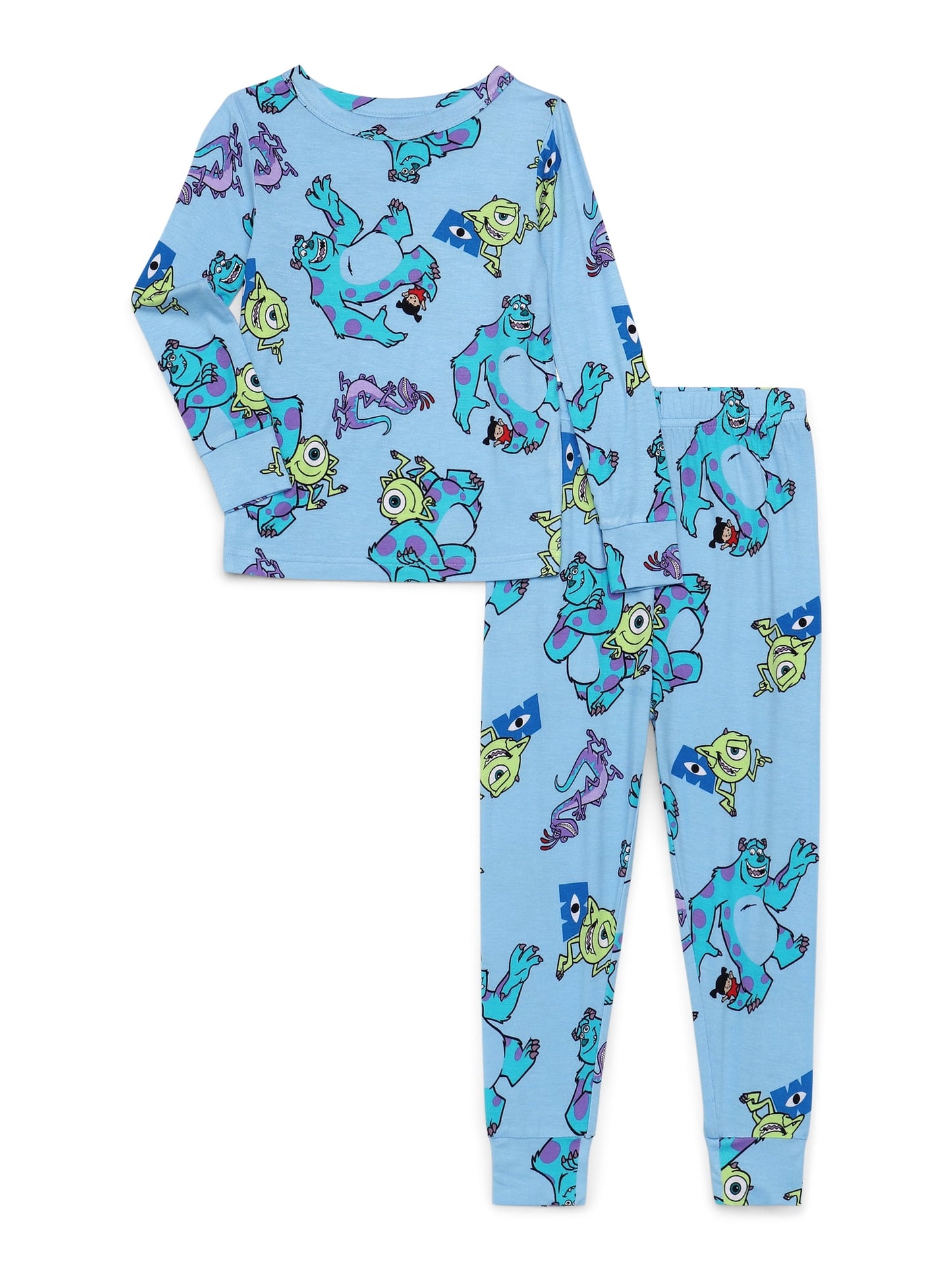 Character Toddler Viscose Unisex 2-Piece Pajama Set, Sizes 12M-5T