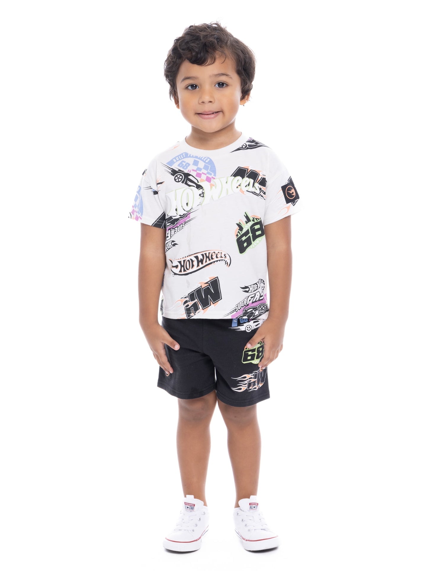 Bluey Toddler Graphic Tee and Shorts Set, 2-Piece, Sizes 12M-5T