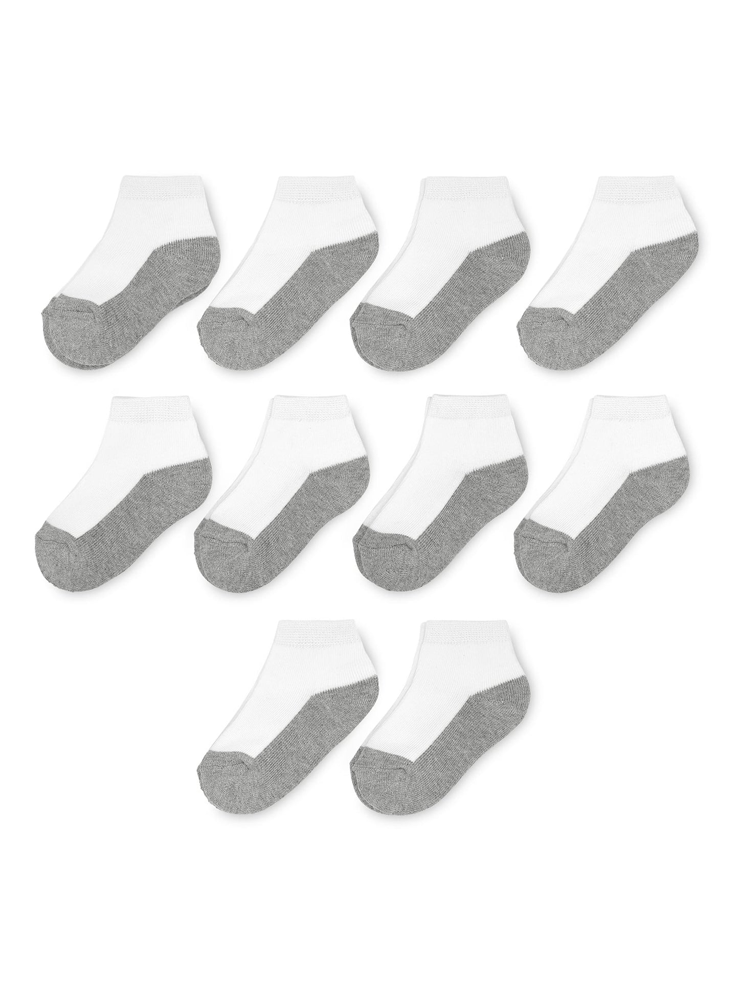 Wonder Nation Boys Ankle Socks, 10 Pack, 18M- 36M