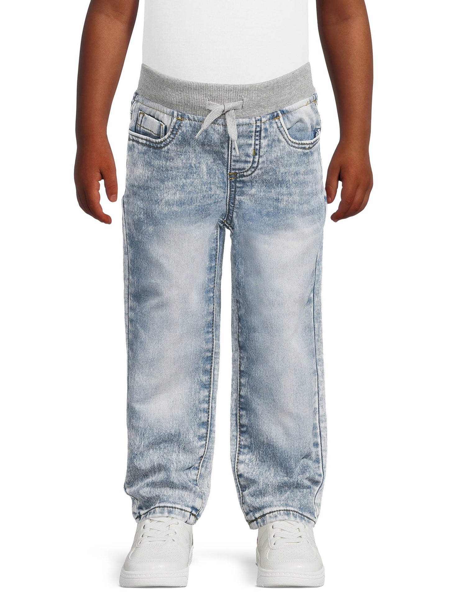 Wonder Nation Toddler Boy's Knit Denim Jeans, Sizes 12M-5T