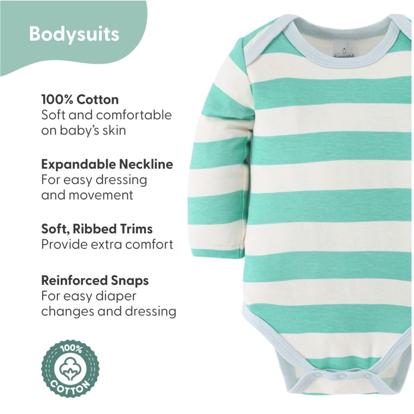 The Peanutshell Newborn Baby Layette Gift Set for Baby Boys, Happy Camper, 30 Essential Pieces, 0-3 Months