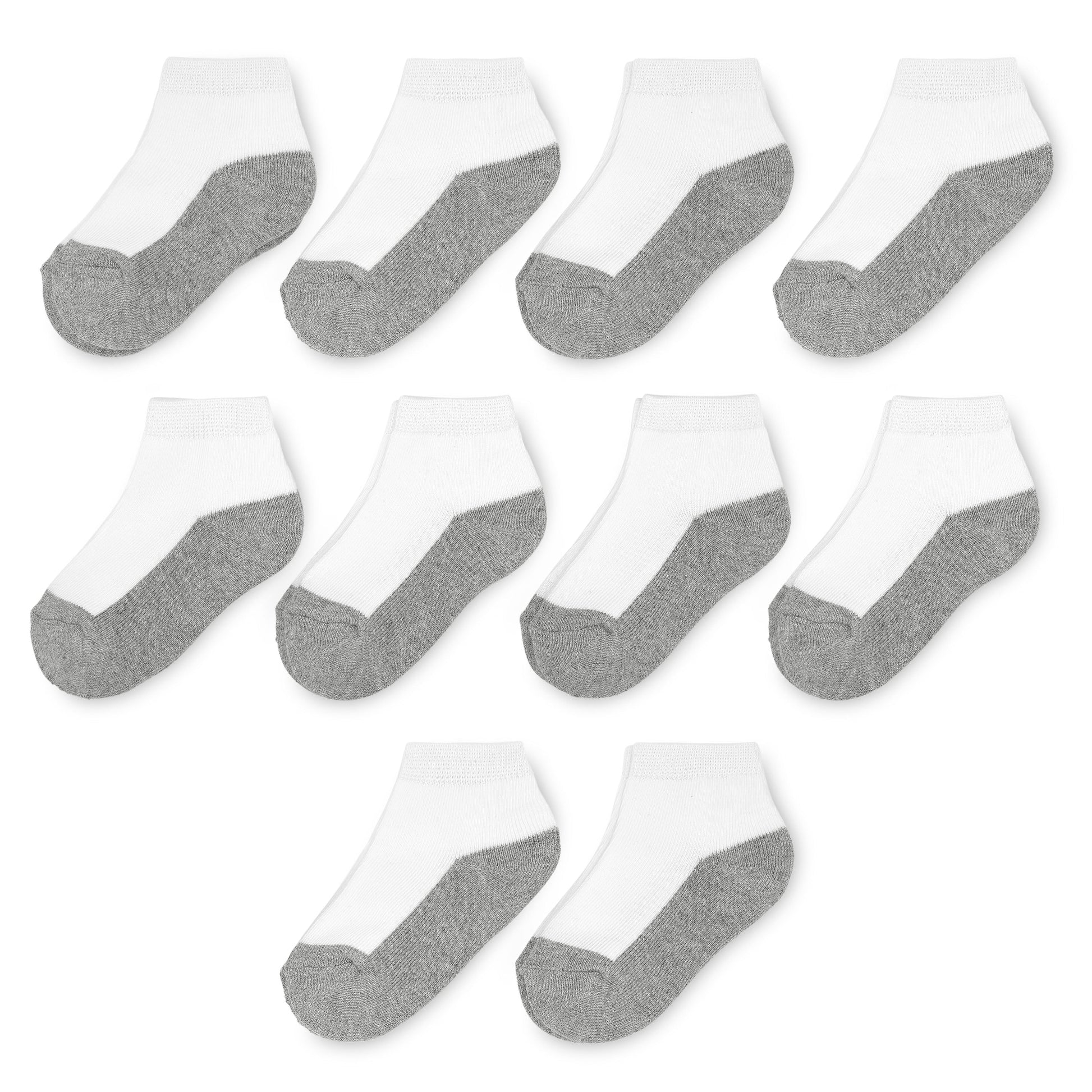 Wonder Nation Boys Ankle Socks, 10 Pack, 18M- 36M