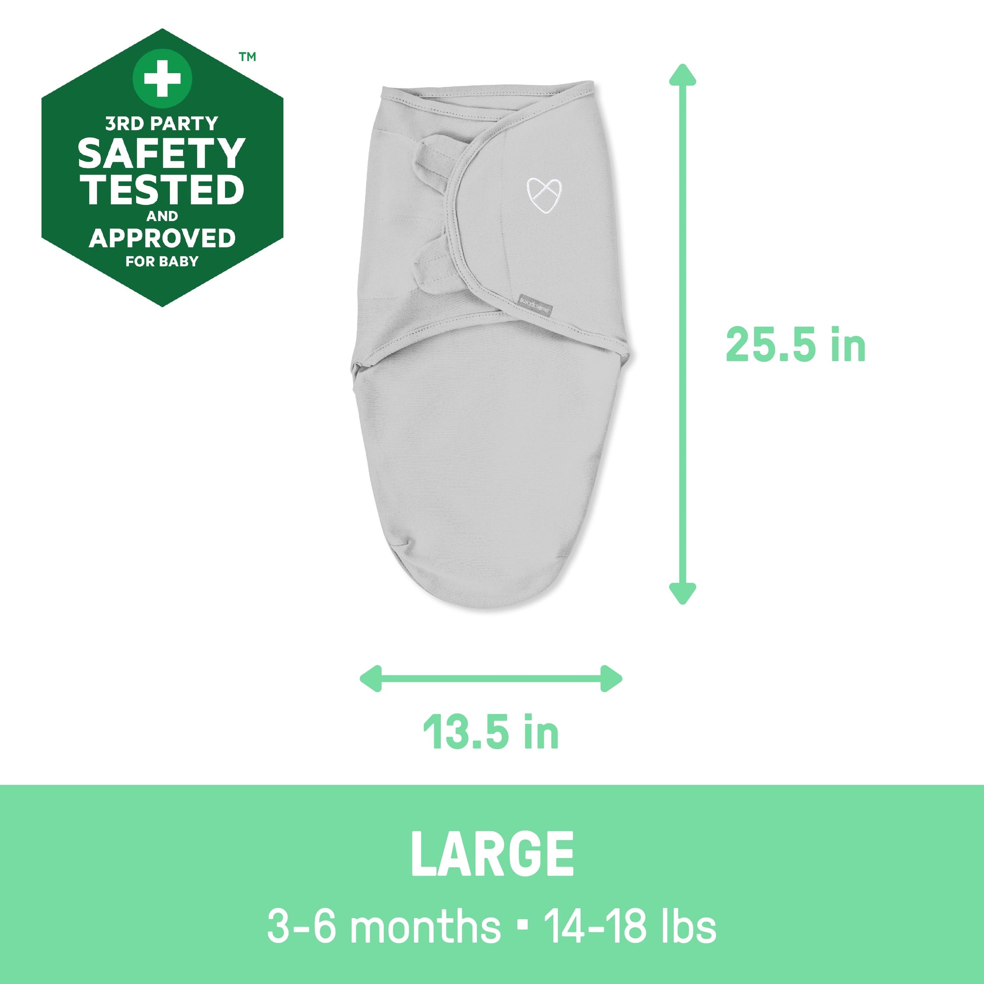 SwaddleMe by Ingenuity Original Swaddle - Criss Cross