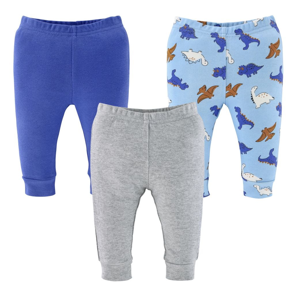 The Peanutshell Blue Dino Newborn Baby Clothes and Essentials, Layette Set for 0-3 Months, 16-Piece