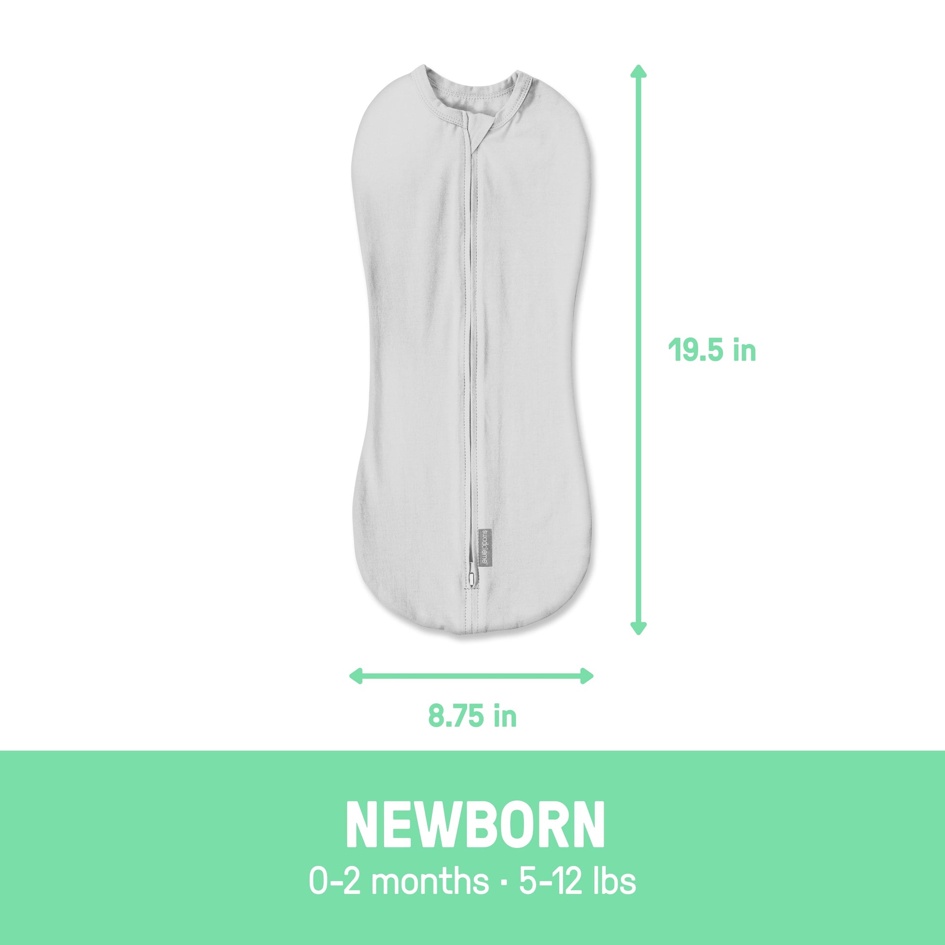 SwaddleMe by Ingenuity Velboa Pod - Newborn, 0-2 Months, Clouds & Stars, 2-Pack
