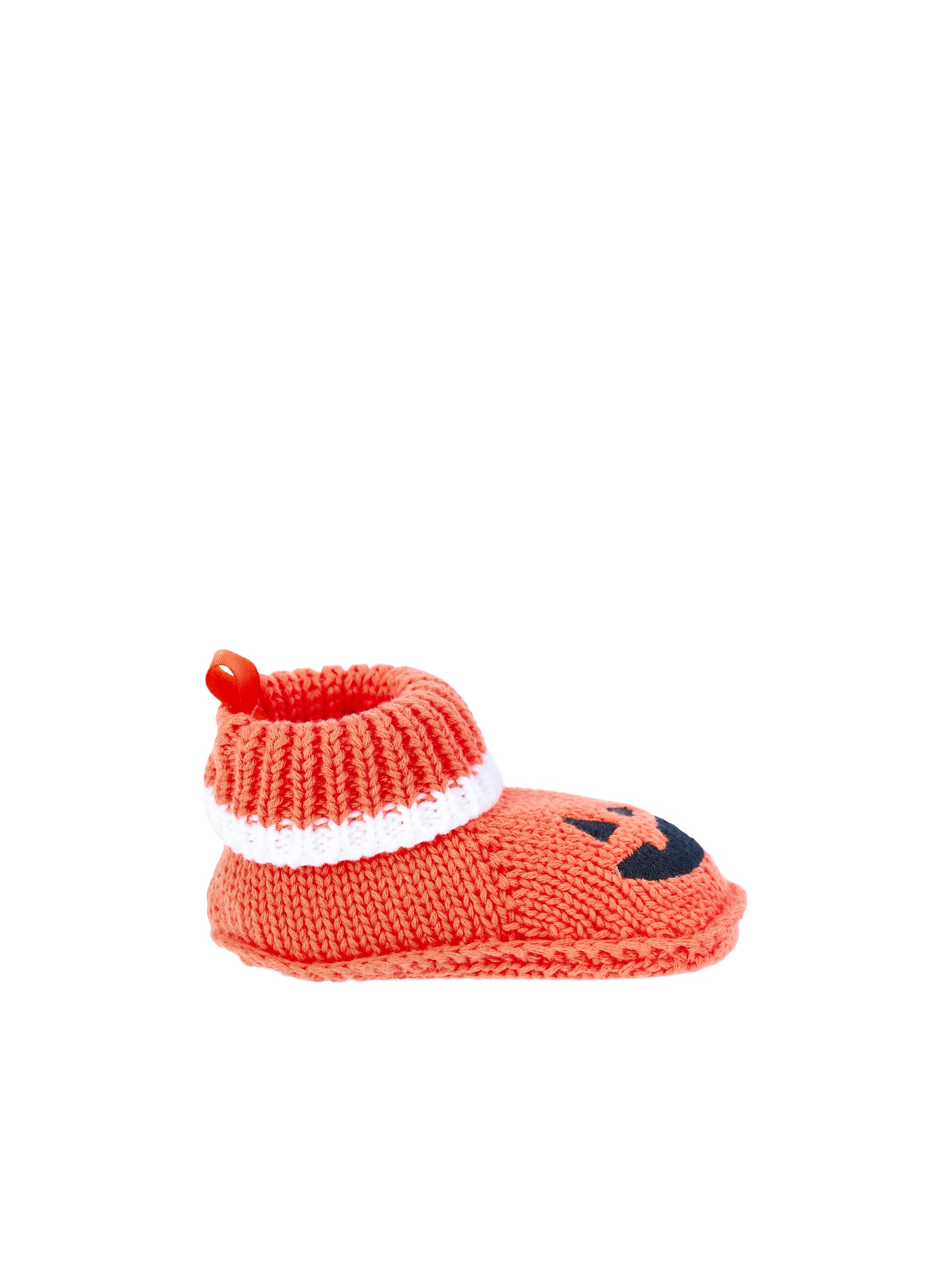Carter's Child of Mine Baby Boys or Girls Halloween Pumpkin Slippers, Sizes 0M-6M