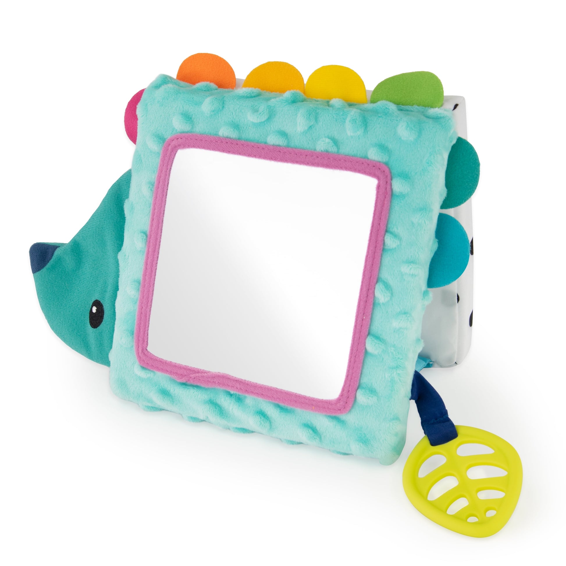 Sassy Badger Gift Set with Tummy Time Floor Mirror & Soft Texture Book - 0+ Months