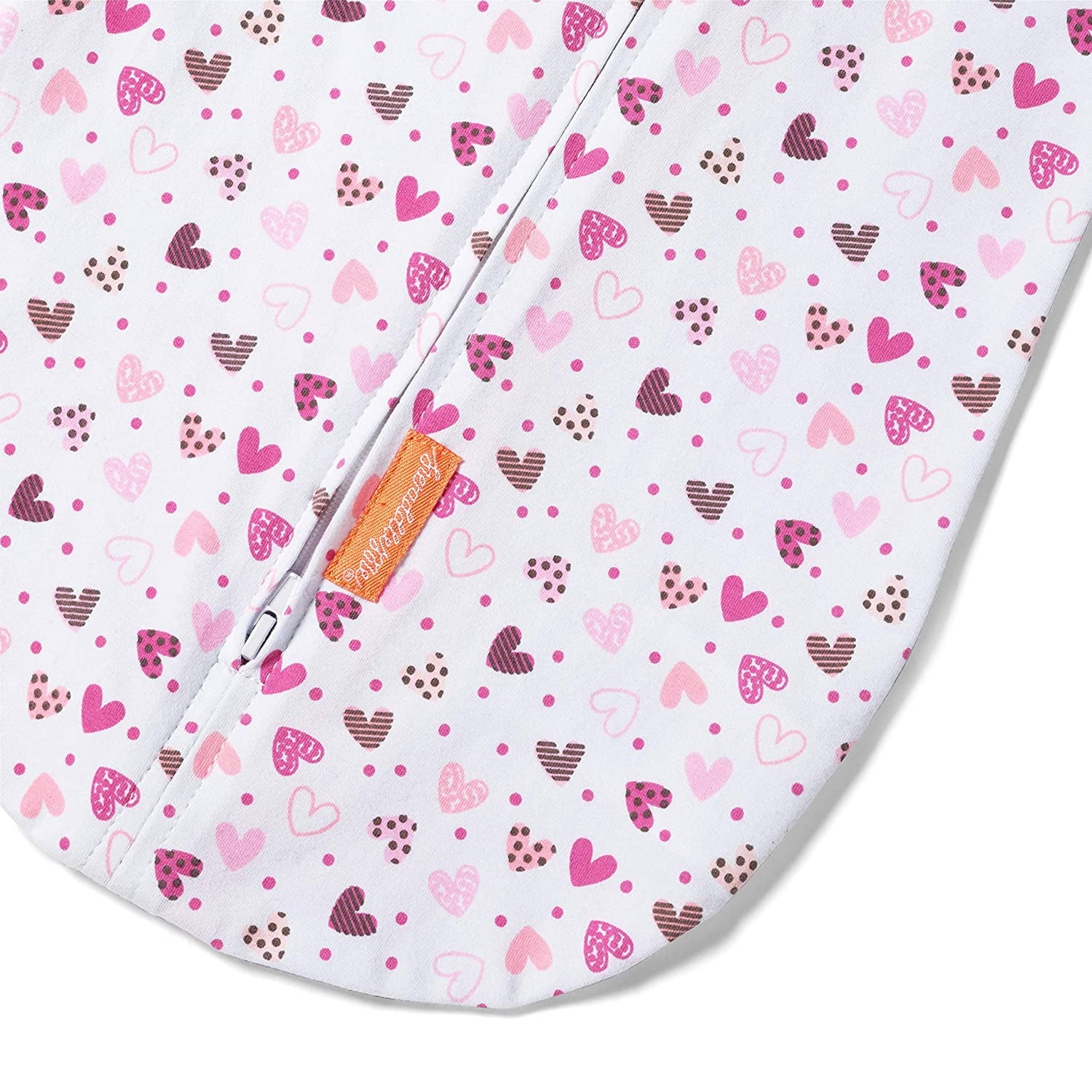 SwaddleMe by Ingenuity Pod - Size Small/Medium, 0-3 Months, 2-Pack (I Heart You)