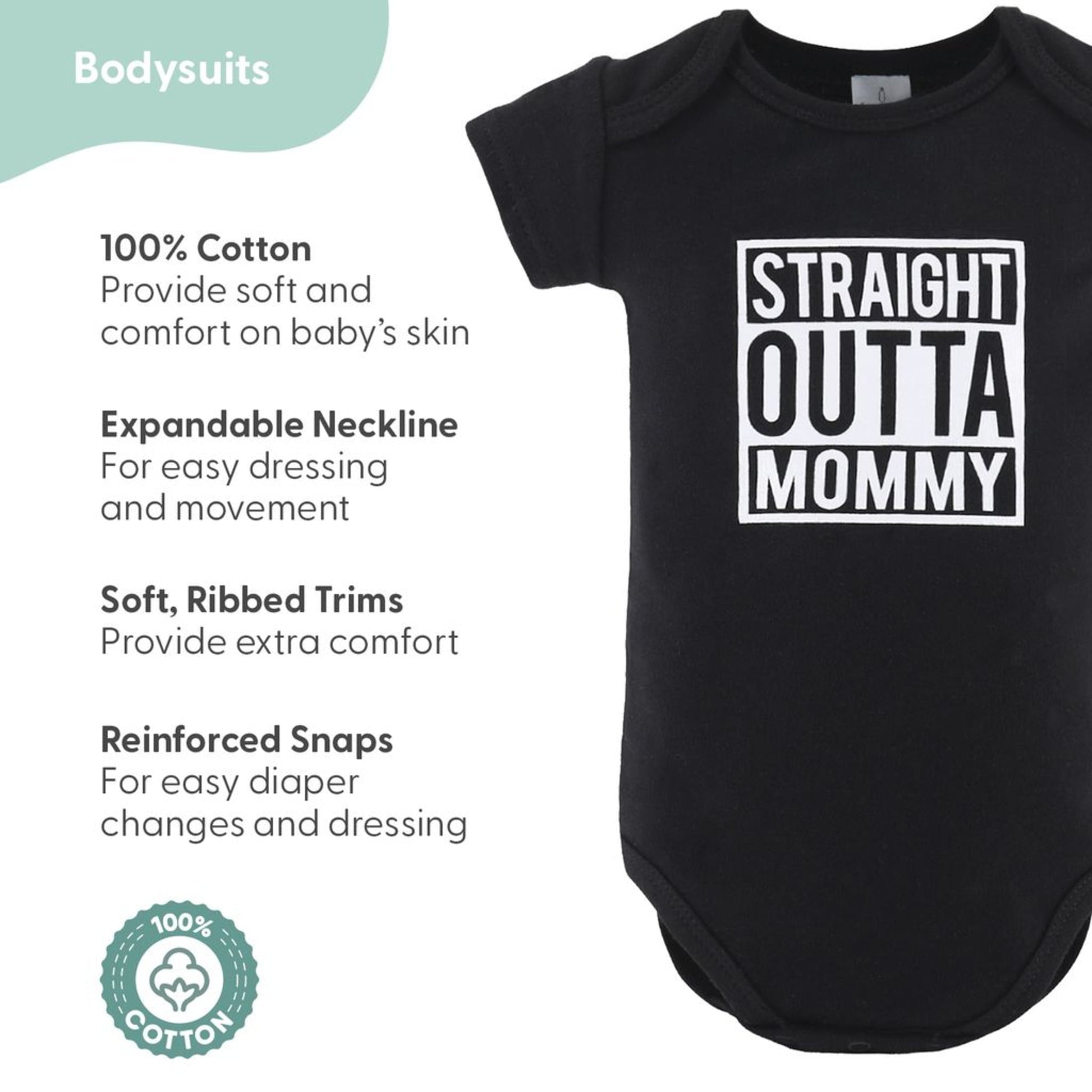 The Peanutshell Newborn Layette Gift Set for Baby Boys and Girls, 23 Essential Pieces, Black & White Plaid, 0-3 Months