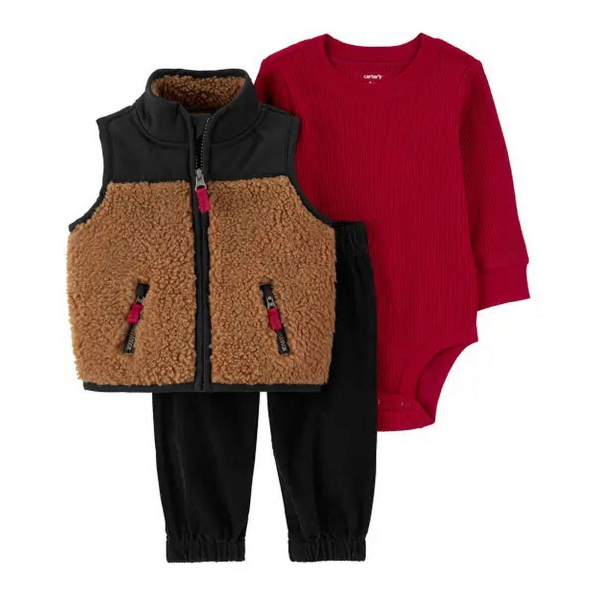 Carter's Little Vest Outfit Sets, (Boy's) 3 Count