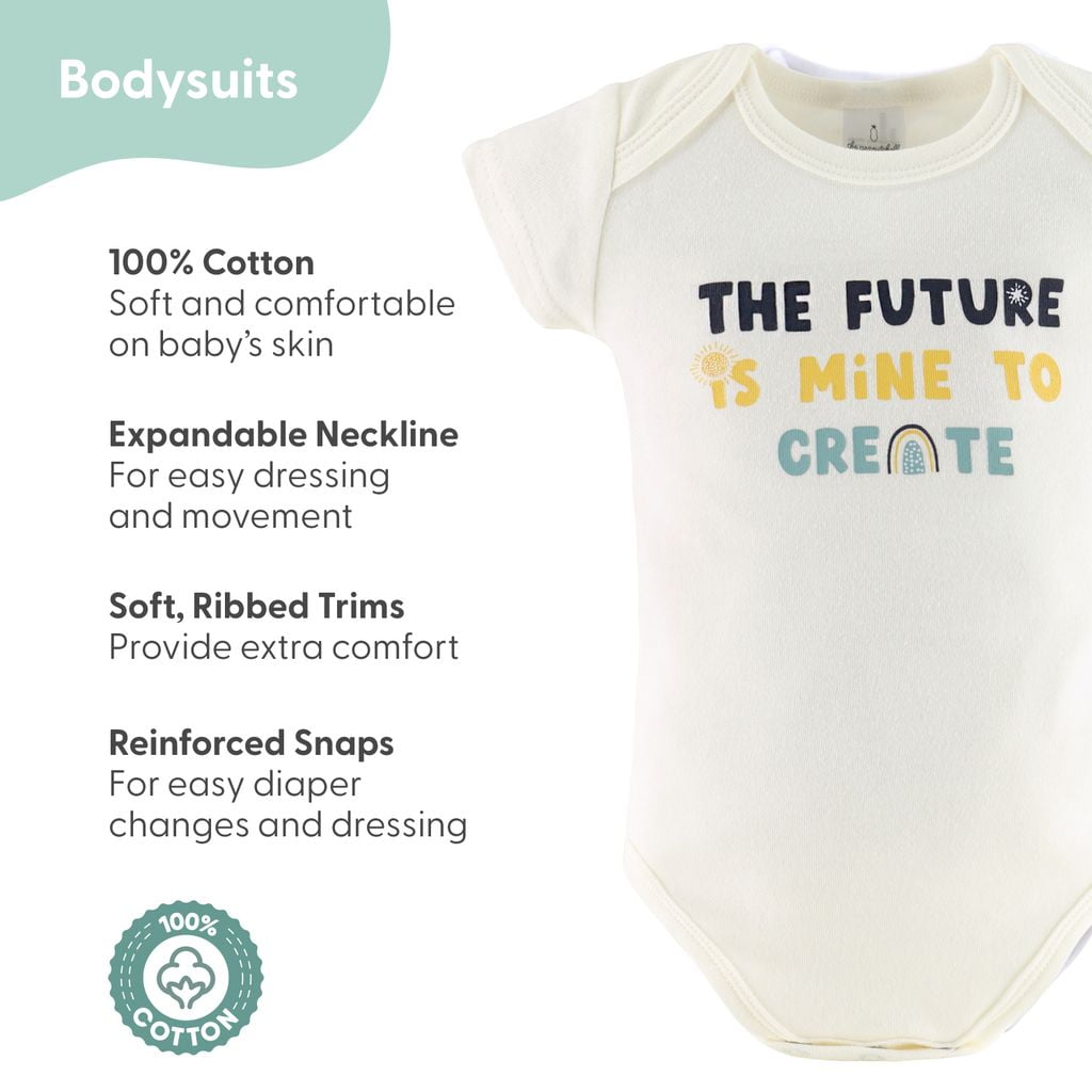 The Peanutshell Newborn Layette Gift Set for Baby Boys or Baby Girls, Sunny Side Up, 16 Essential Pieces, 0-3 Months
