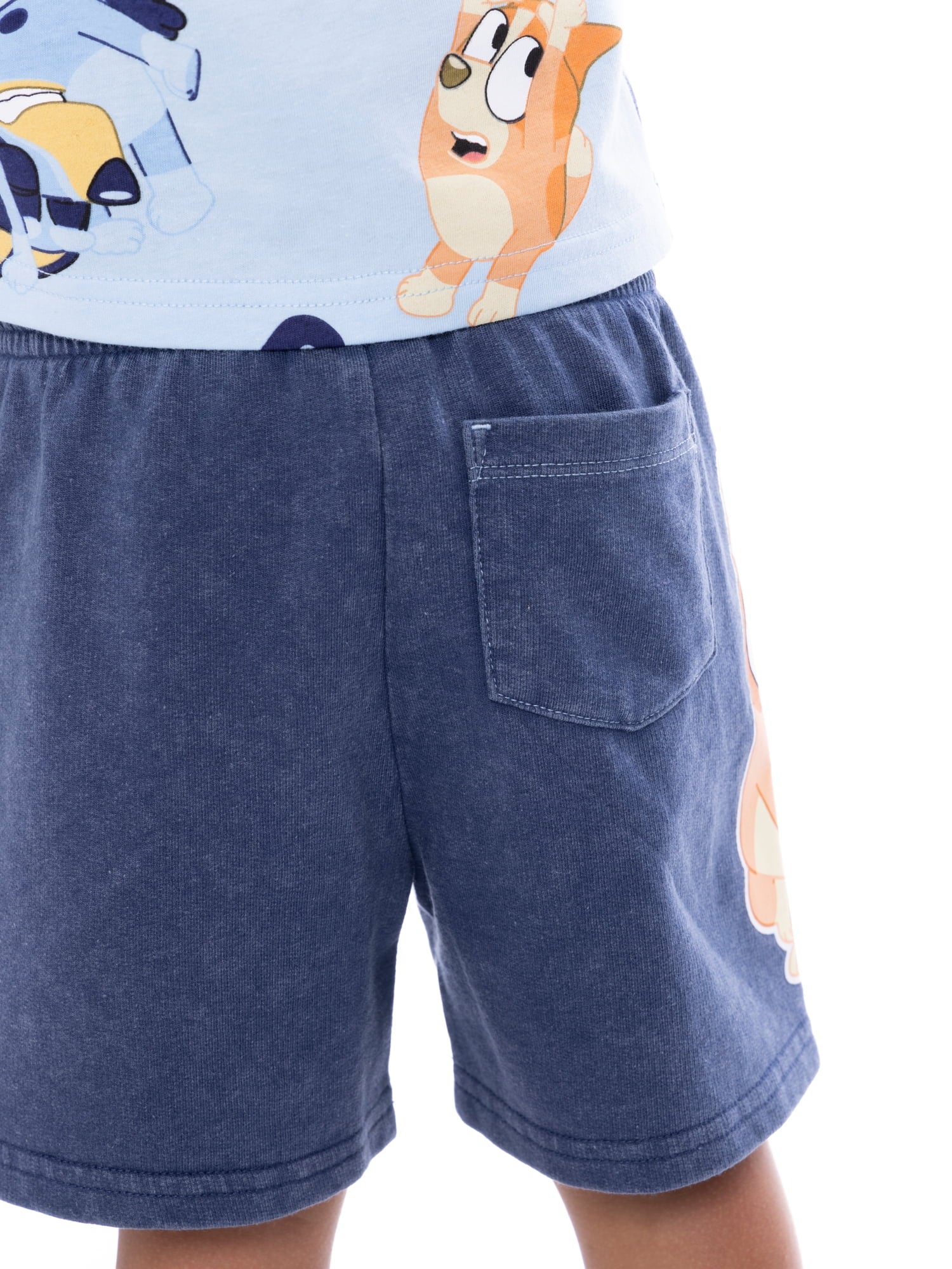 Bluey Toddler Graphic Tee and Shorts Set, 2-Piece, Sizes 12M-5T