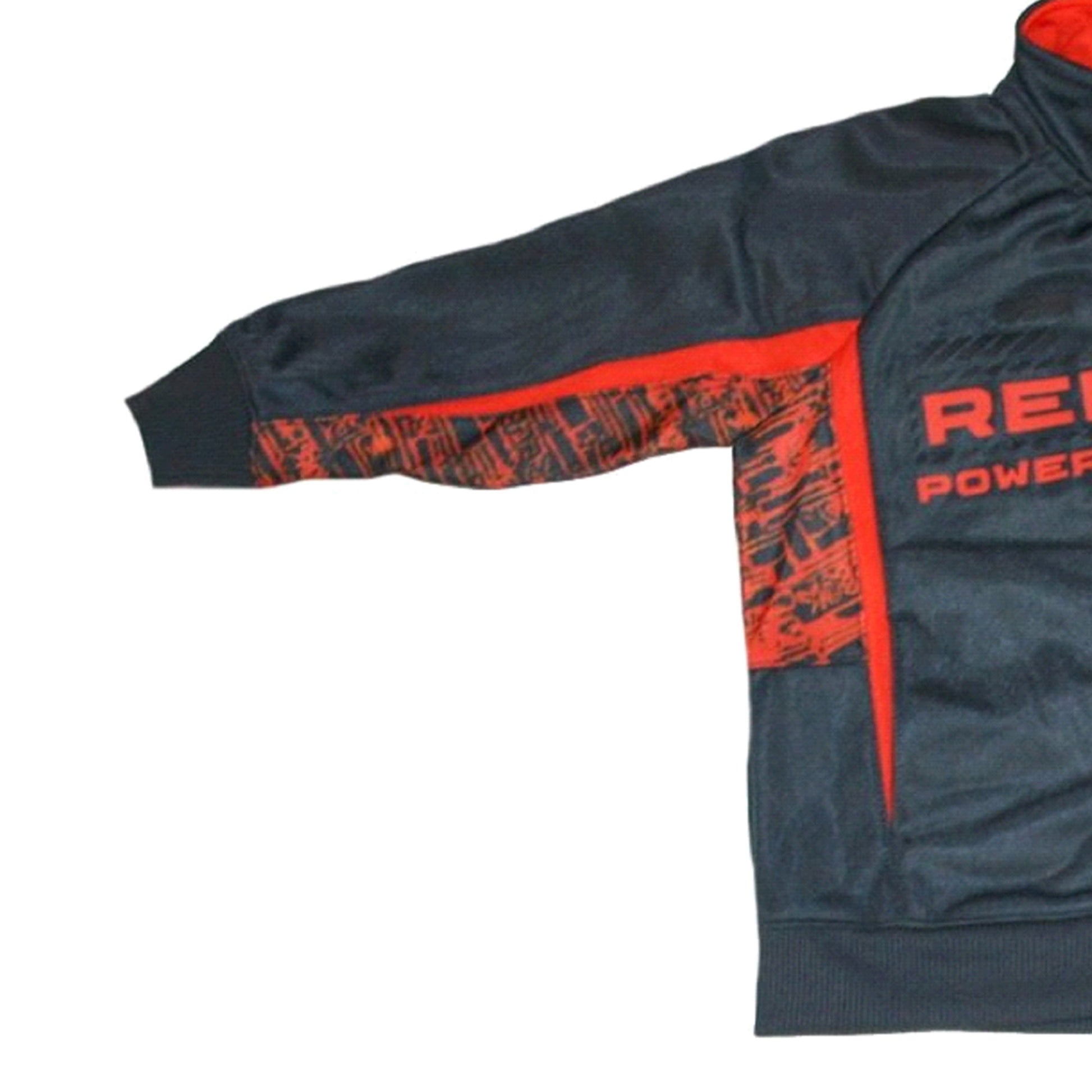 Reebok Baby Boy's 2 Piece Athletic Jacket/Pants Sweatsuit Gray/Orange Size 12 Months