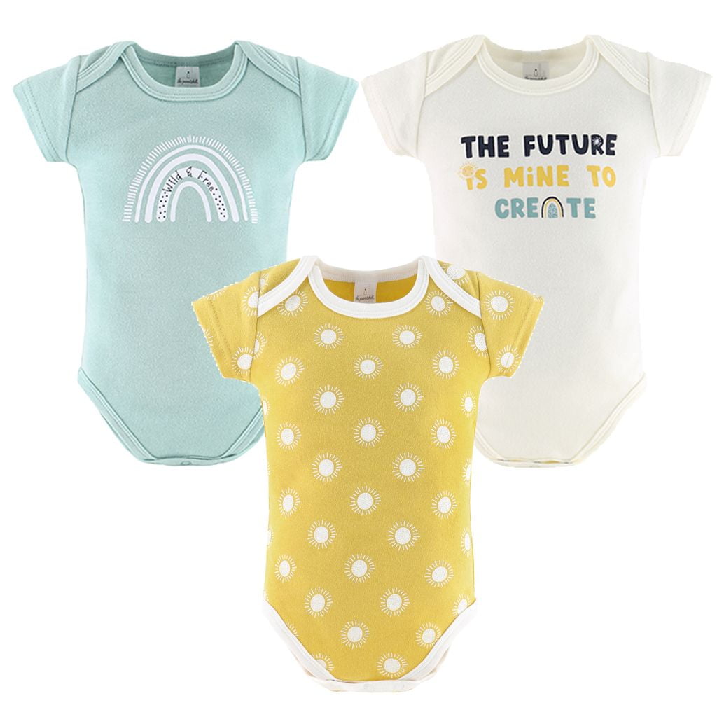 The Peanutshell Newborn Layette Gift Set for Baby Boys or Baby Girls, Sunny Side Up, 16 Essential Pieces, 0-3 Months