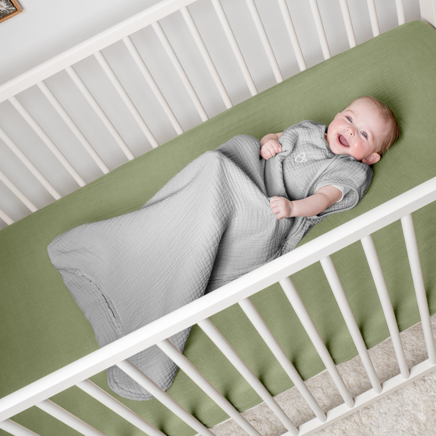 SwaddleMe by Ingenuity Night Sack Sleeper, Size 3-18 Months, 14-24 Pounds, 1.0 TOG, 100% Cotton