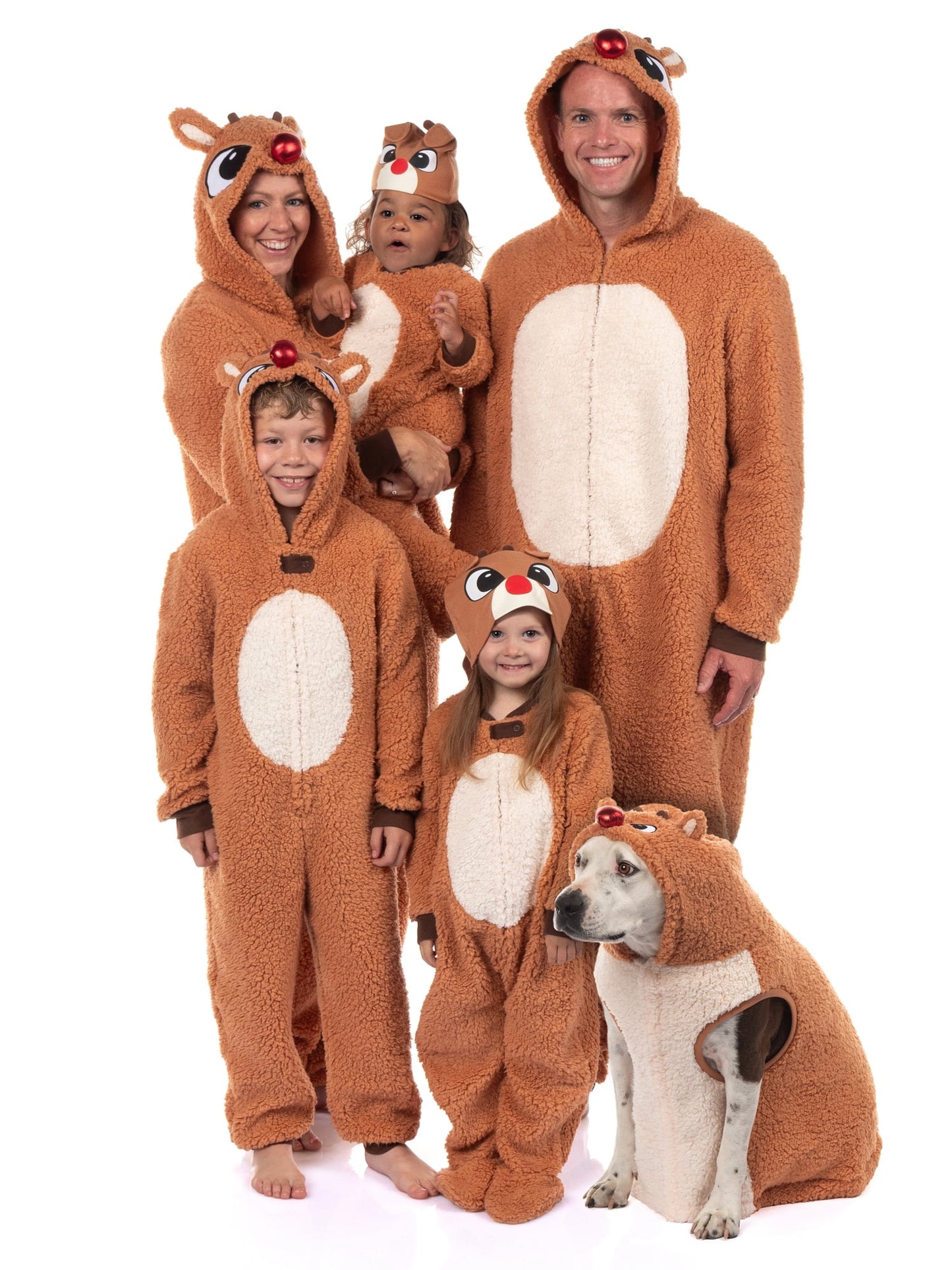 Rudolph Women's Christmas Matching Family Pajamas Union Suit