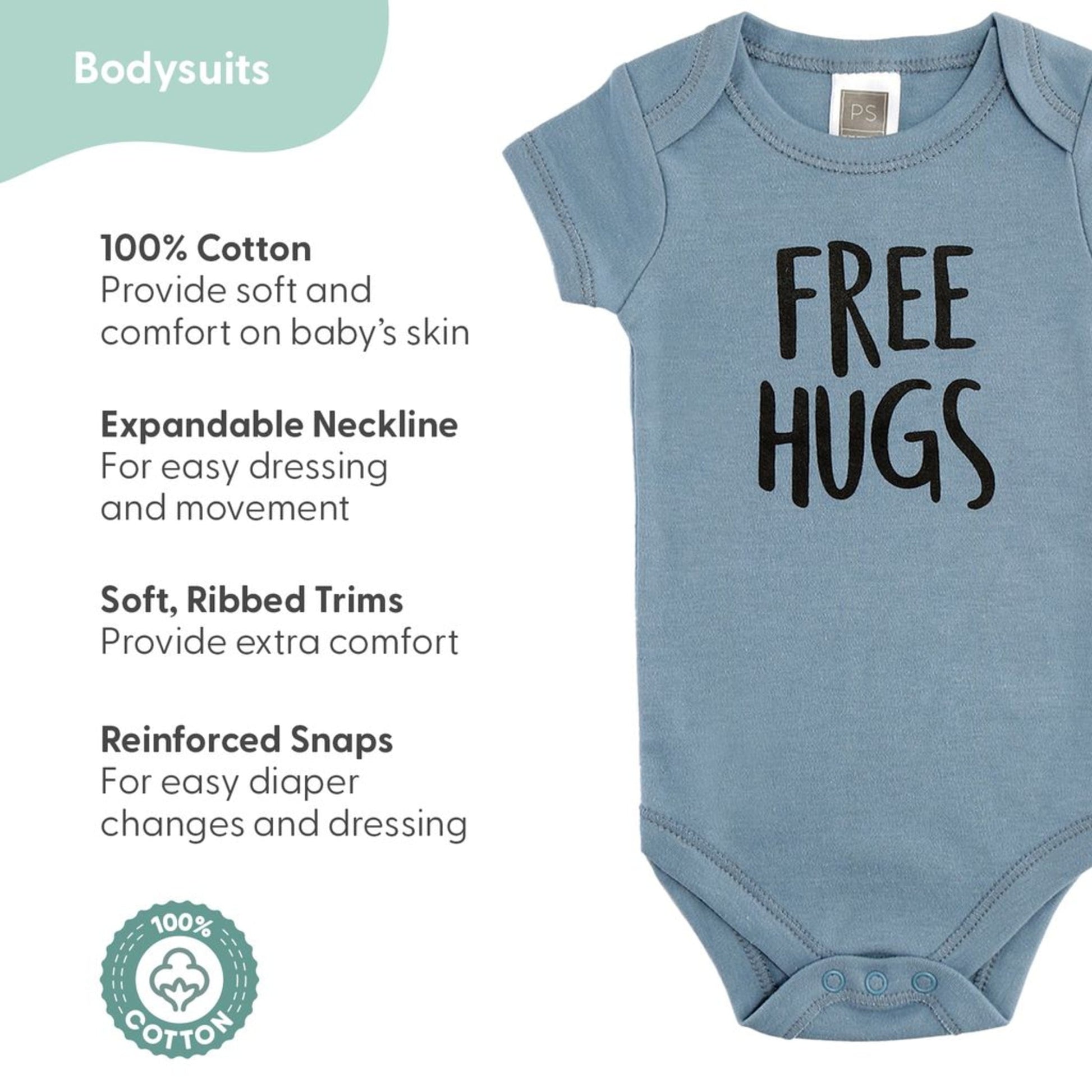 The Peanutshell Newborn Layette Gift Set for Baby Boys or Girls, 23 Piece Essentials, Blue Stars, Stripes, and Animals, 0-3 Months