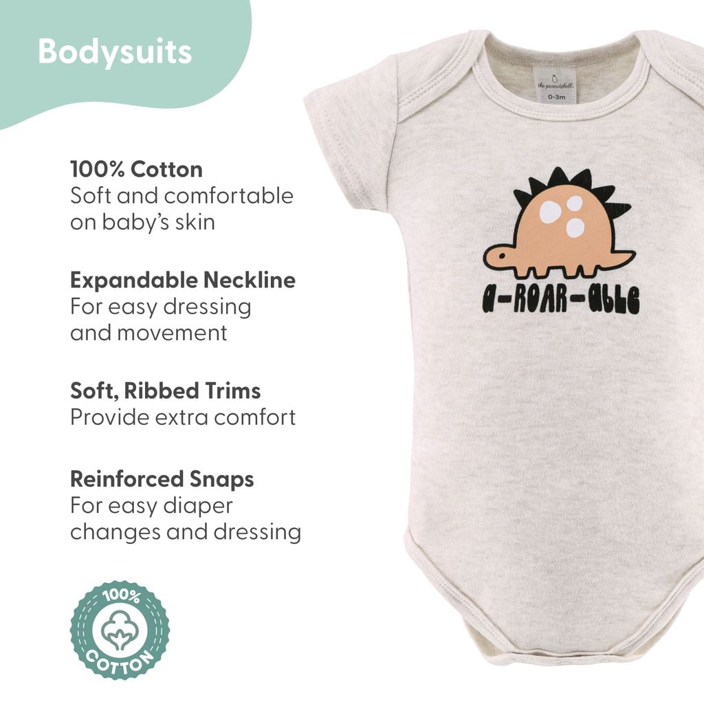 The Peanutshell Newborn Layette Gift Set for Baby Boys or Girls, Tiny Dino, 16 Essential Pieces,0-3 Months