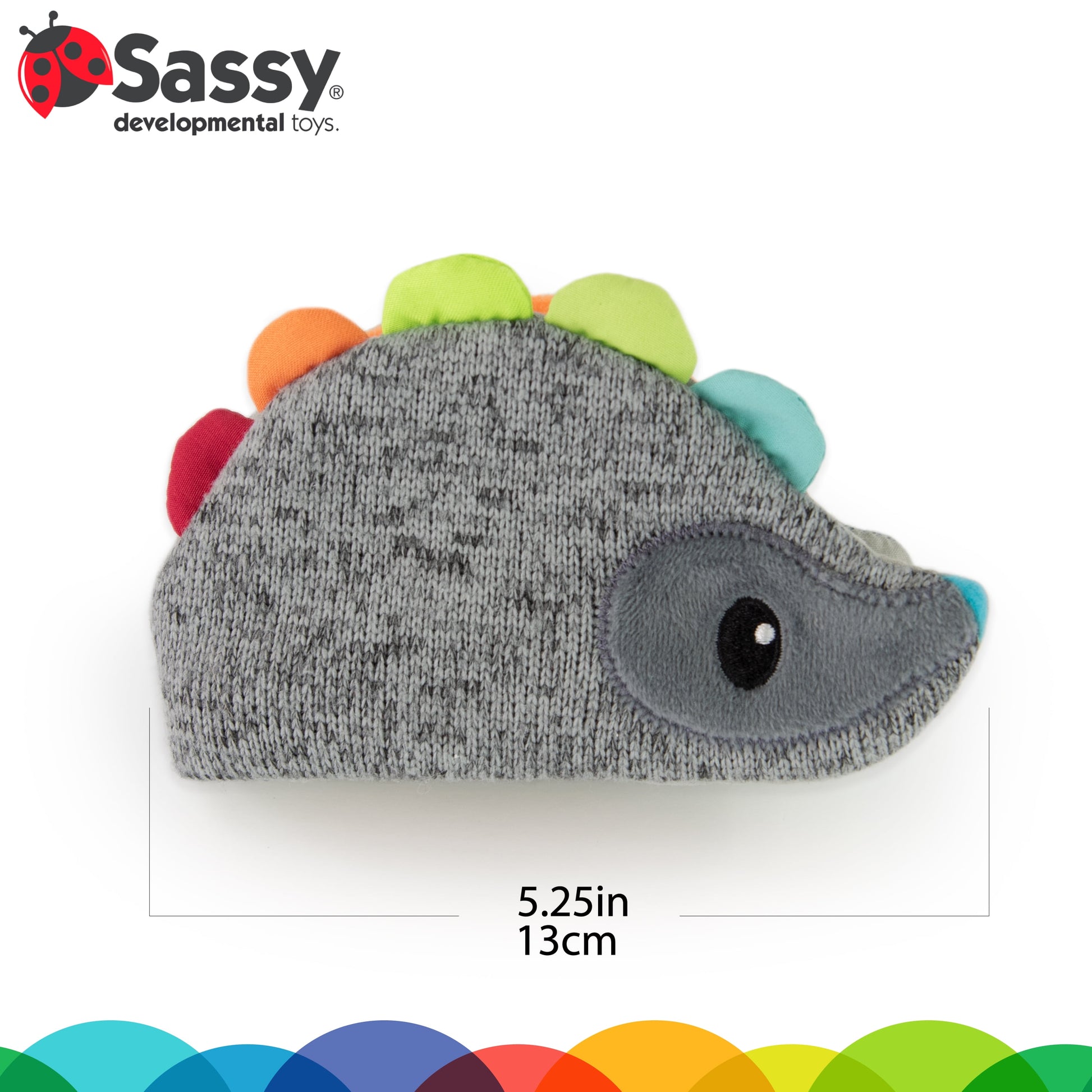 Sassy Badger Gift Set with Tummy Time Floor Mirror & Soft Texture Book - 0+ Months