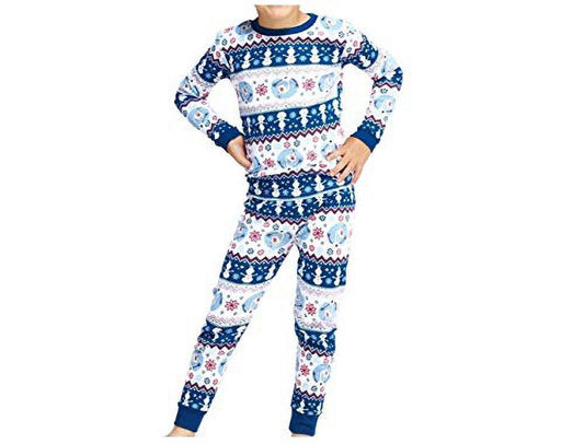 Baby Boy's Olaf Fair Isle Print Cotton Pajama Set, Size 12 Months