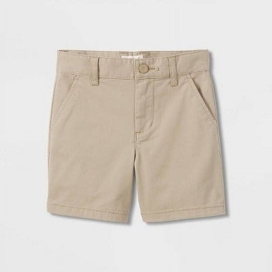 C & J School Uniform Khaki Shorts, Toddler Boys'