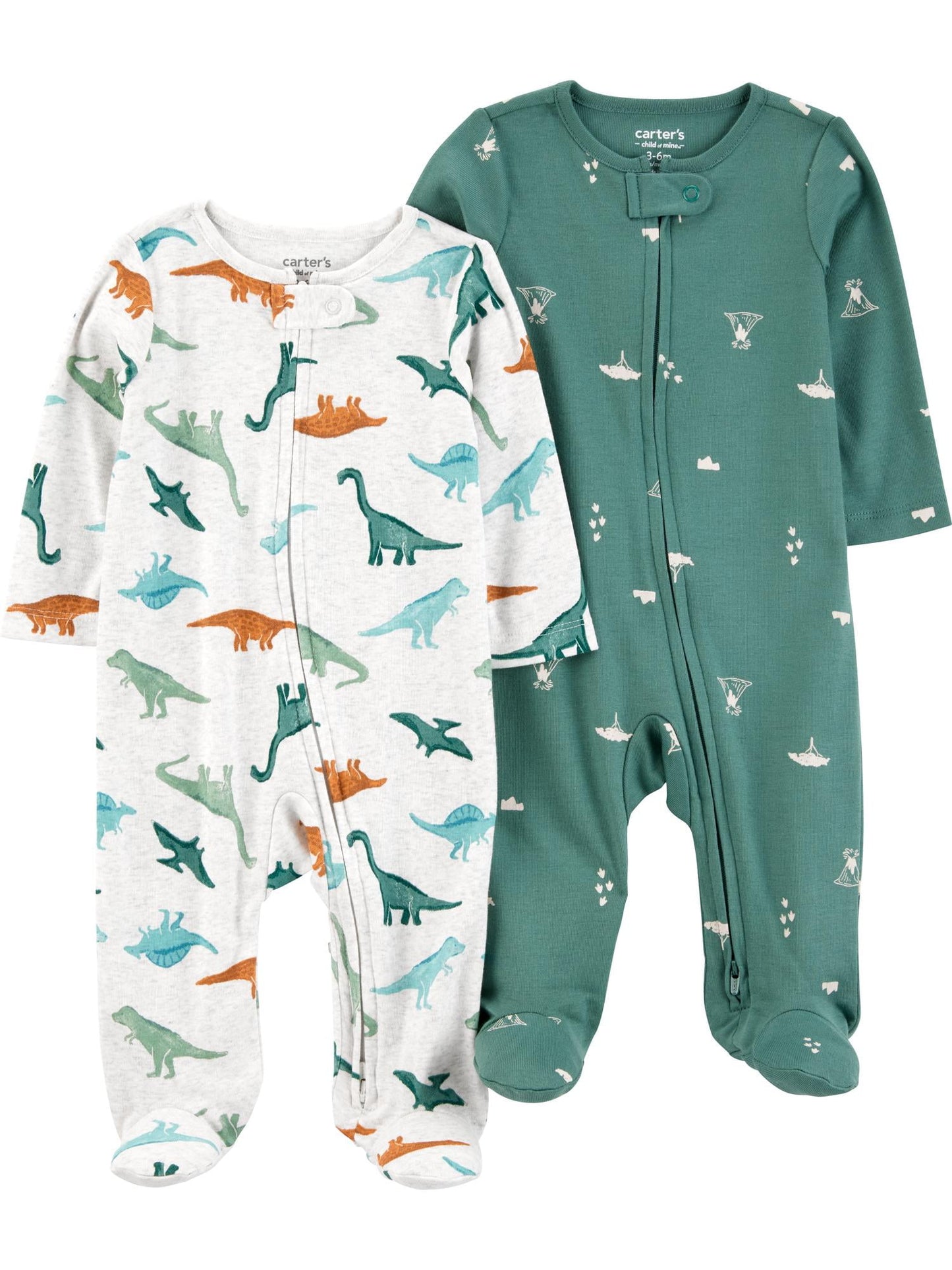 Carter's Child of Mine Baby Girl, Sleep 'n Play, 2-Pack, Sizes Preemie-6/9 months
