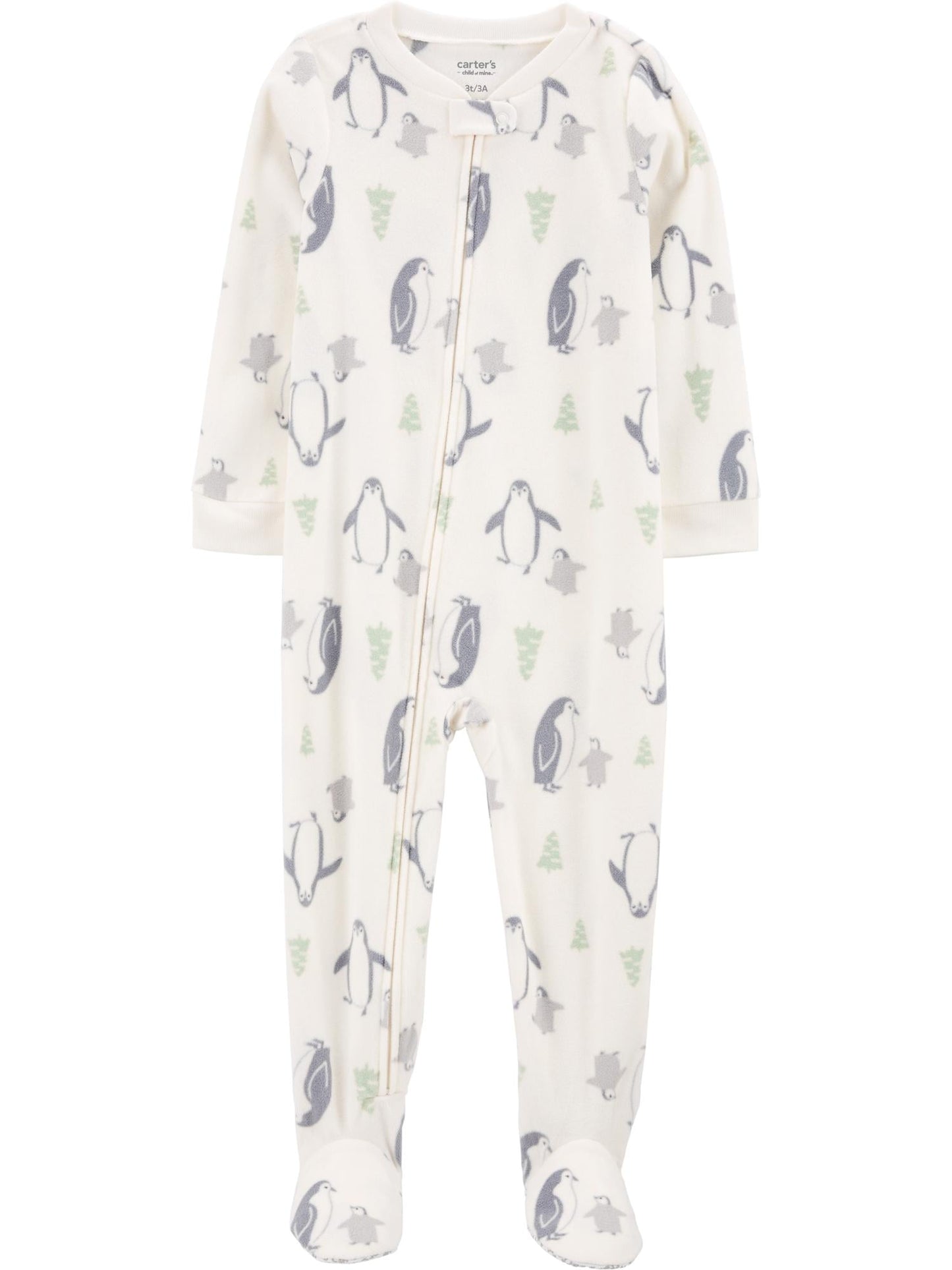 Carter's Child of Mine Baby and Toddler Holiday Pajama, One-Piece, Sizes 0/3M-5T