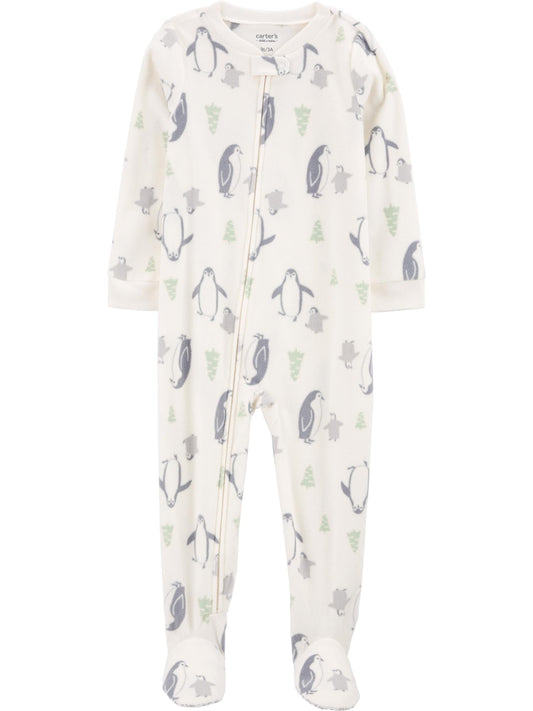 Carter's Child of Mine Baby and Toddler Holiday Pajama, One-Piece, Sizes 0/3M-5T