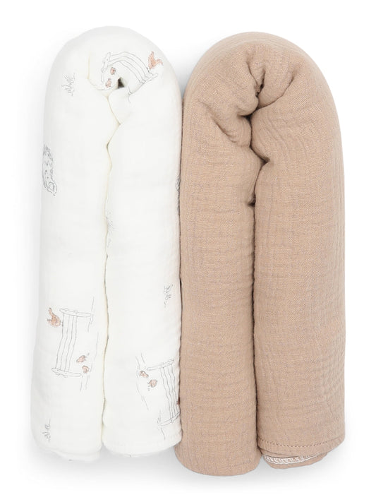 Carter's Child of Mine Infant Swaddle Blanket, 2-Pack, One Size