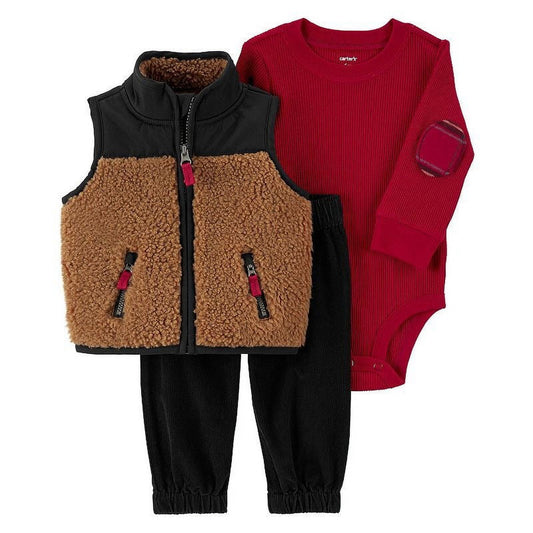 Carter's Little Vest Outfit Sets, (Boy's) 3 Count