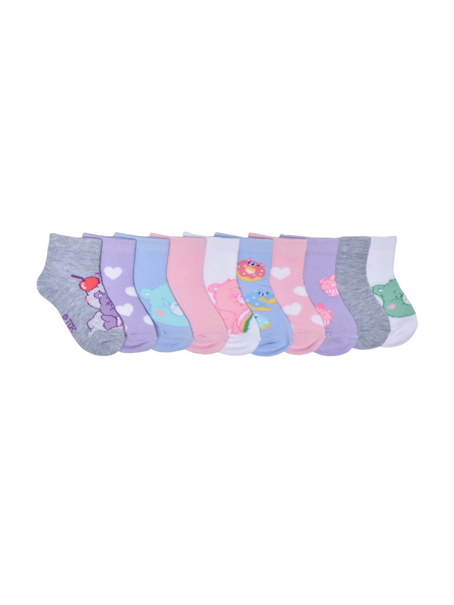 Character Toddler Ankle Socks, 10-Pack, Sizes 12M-5T