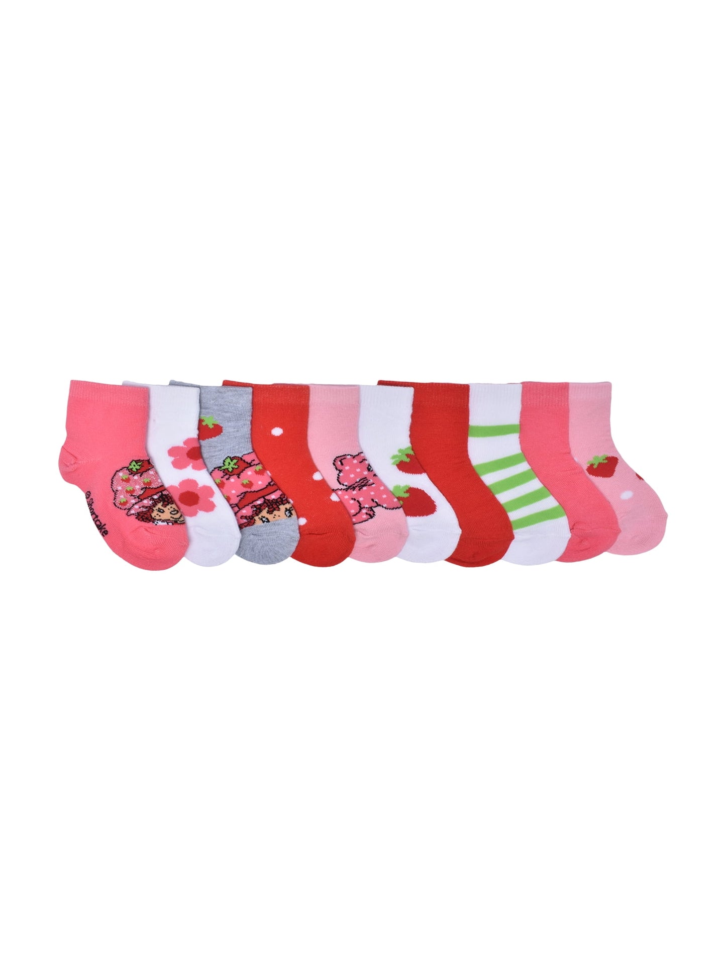 Character Toddler Ankle Socks, 10-Pack, Sizes 12M-5T