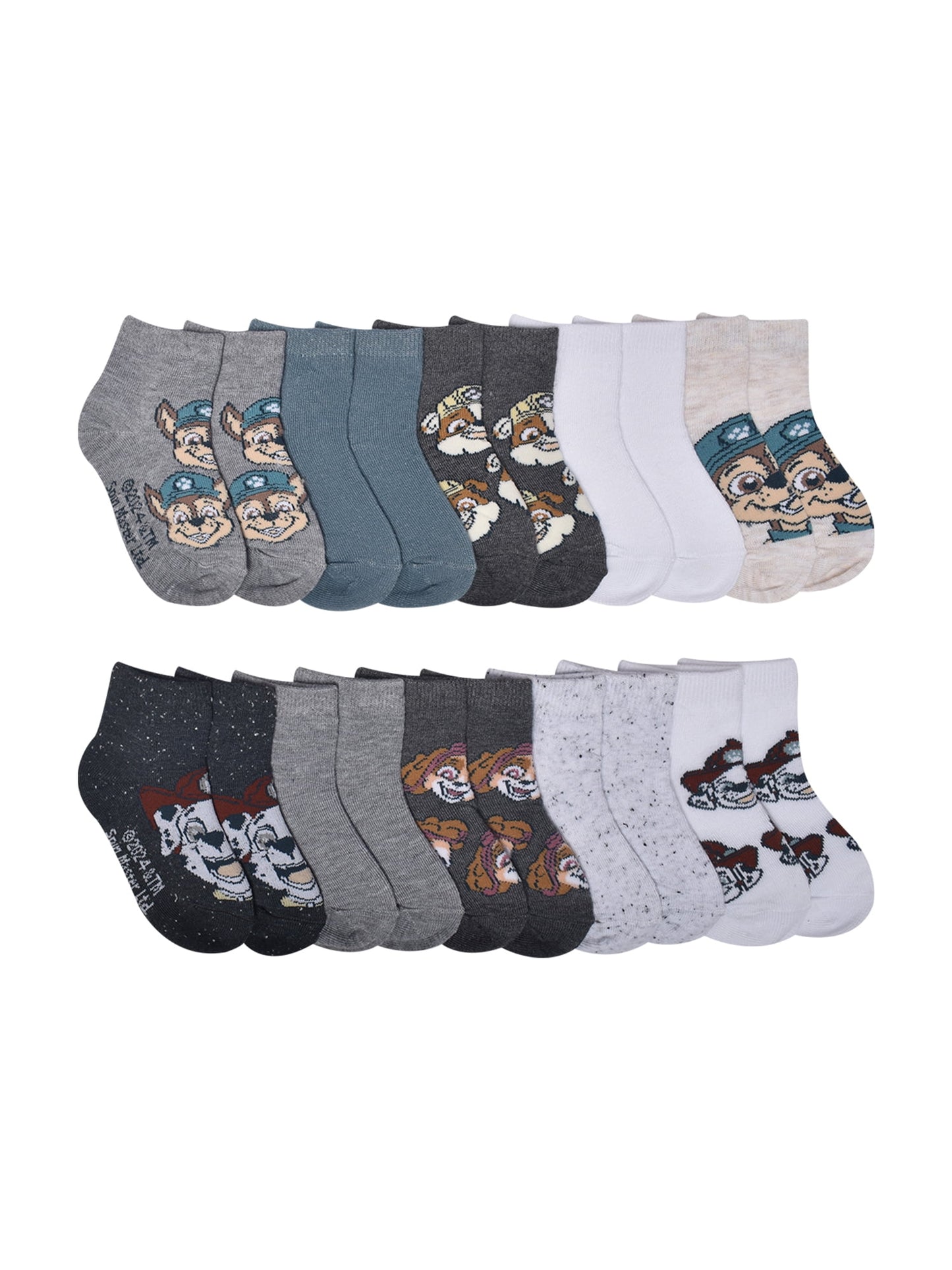 Character Toddler Ankle Socks, 10-Pack, Sizes 12M-5T