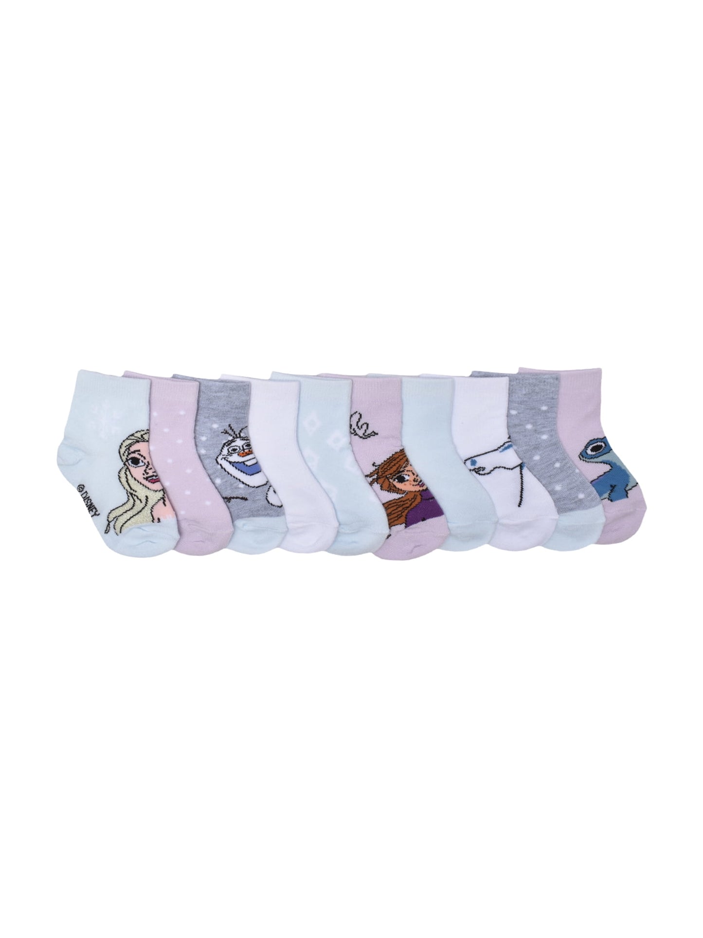 Character Toddler Ankle Socks, 10-Pack, Sizes 12M-5T