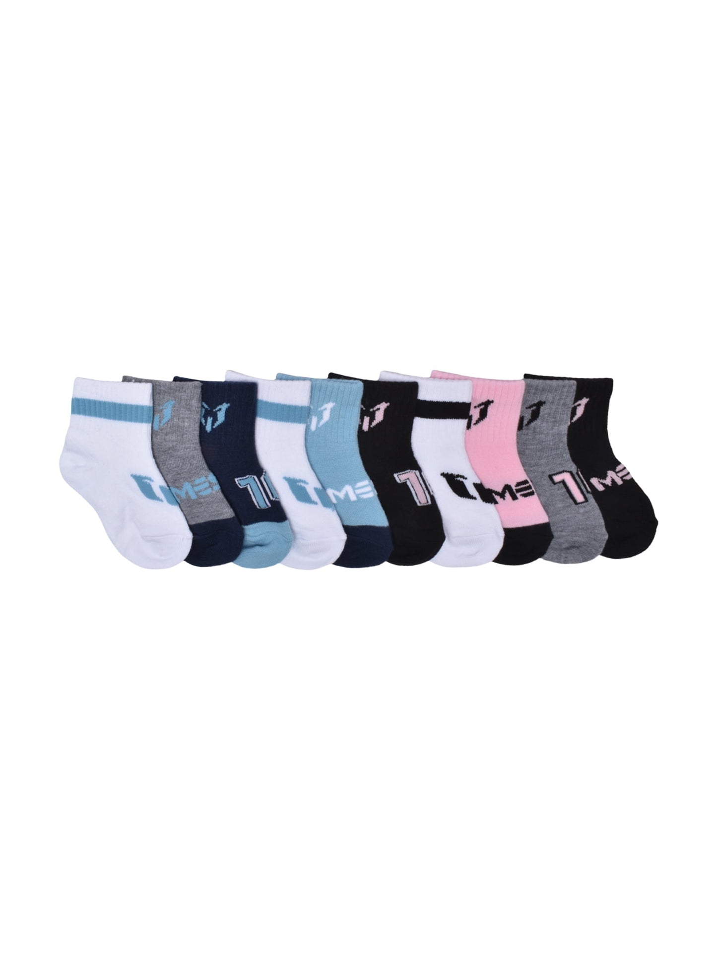 Character Toddler Ankle Socks, 10-Pack, Sizes 12M-5T