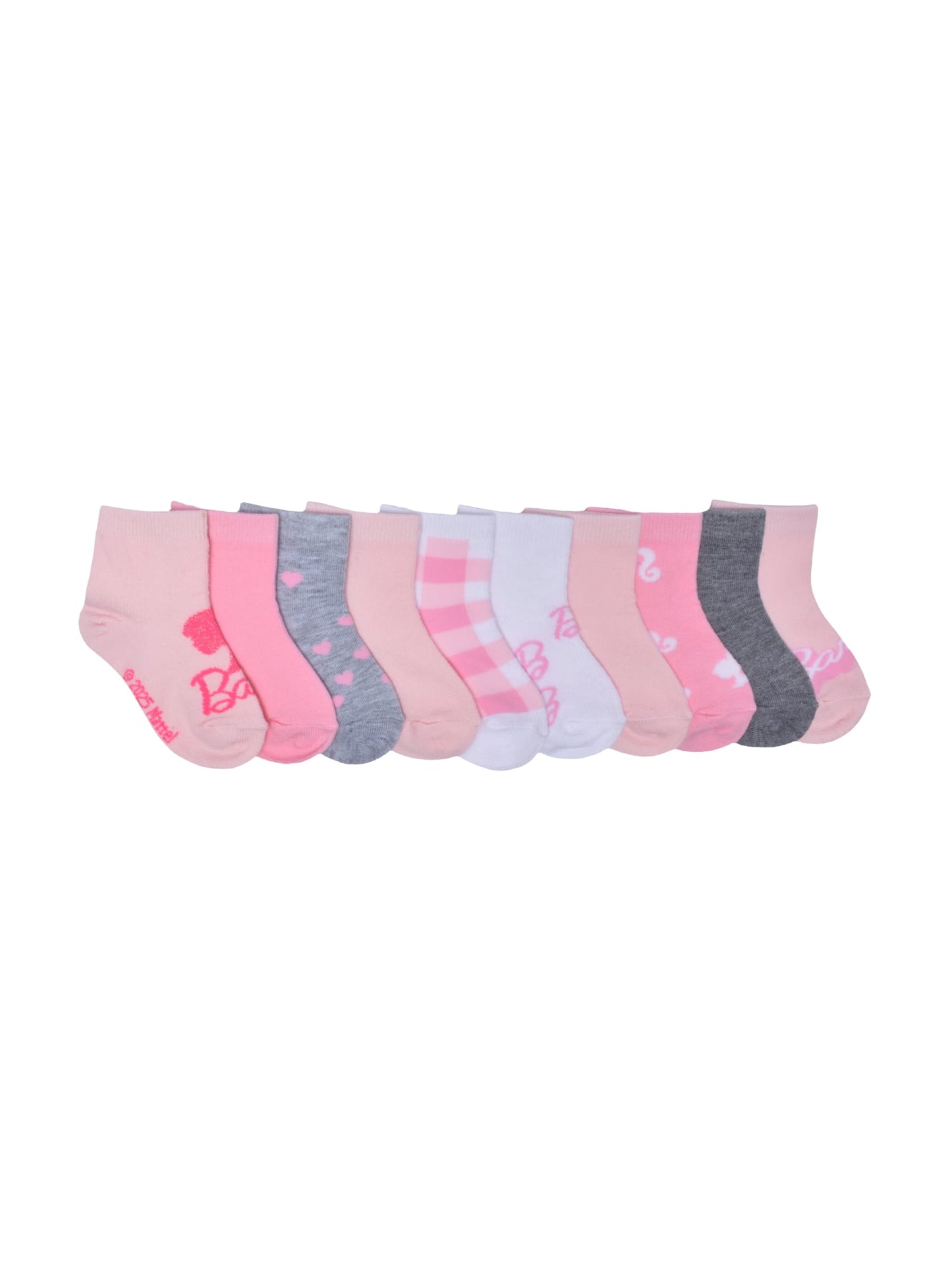 Character Toddler Ankle Socks, 10-Pack, Sizes 12M-5T
