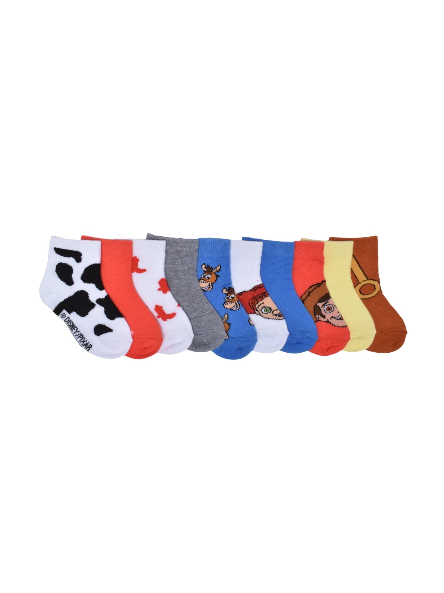 Character Toddler Ankle Socks, 10-Pack, Sizes 12M-5T